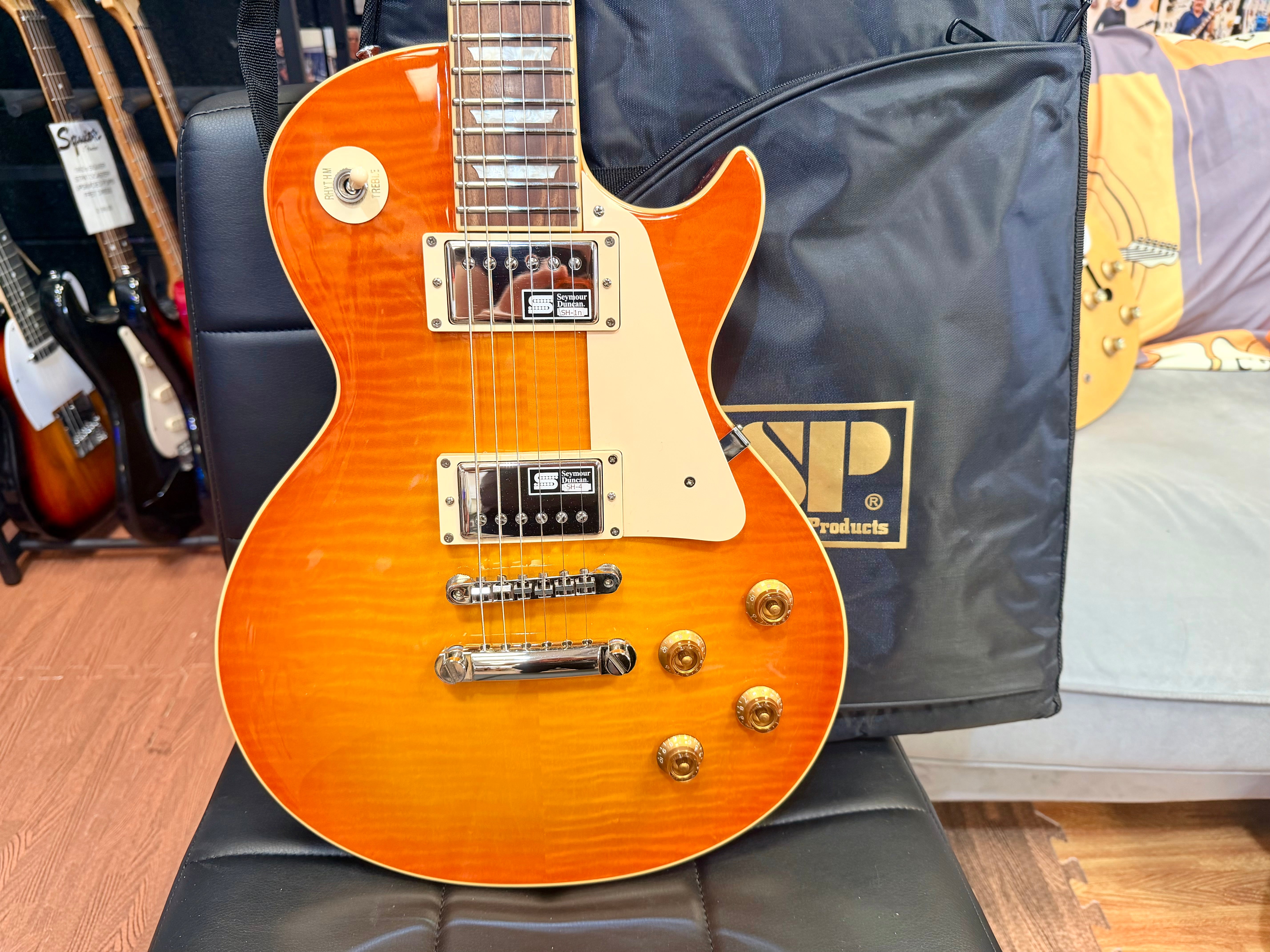 🇯🇵JAPAN🇯🇵 Edwards E-LP-125SD Honey Burst MIJ 2020~ Les Paul~ Seymour Duncan!