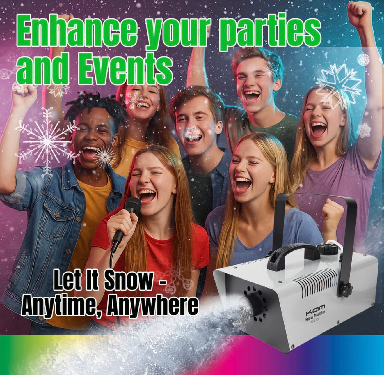 ❄️SPECIAL OFFER ❄️ KAM SNOW MACHINE~ BRAND NEW~ KML505