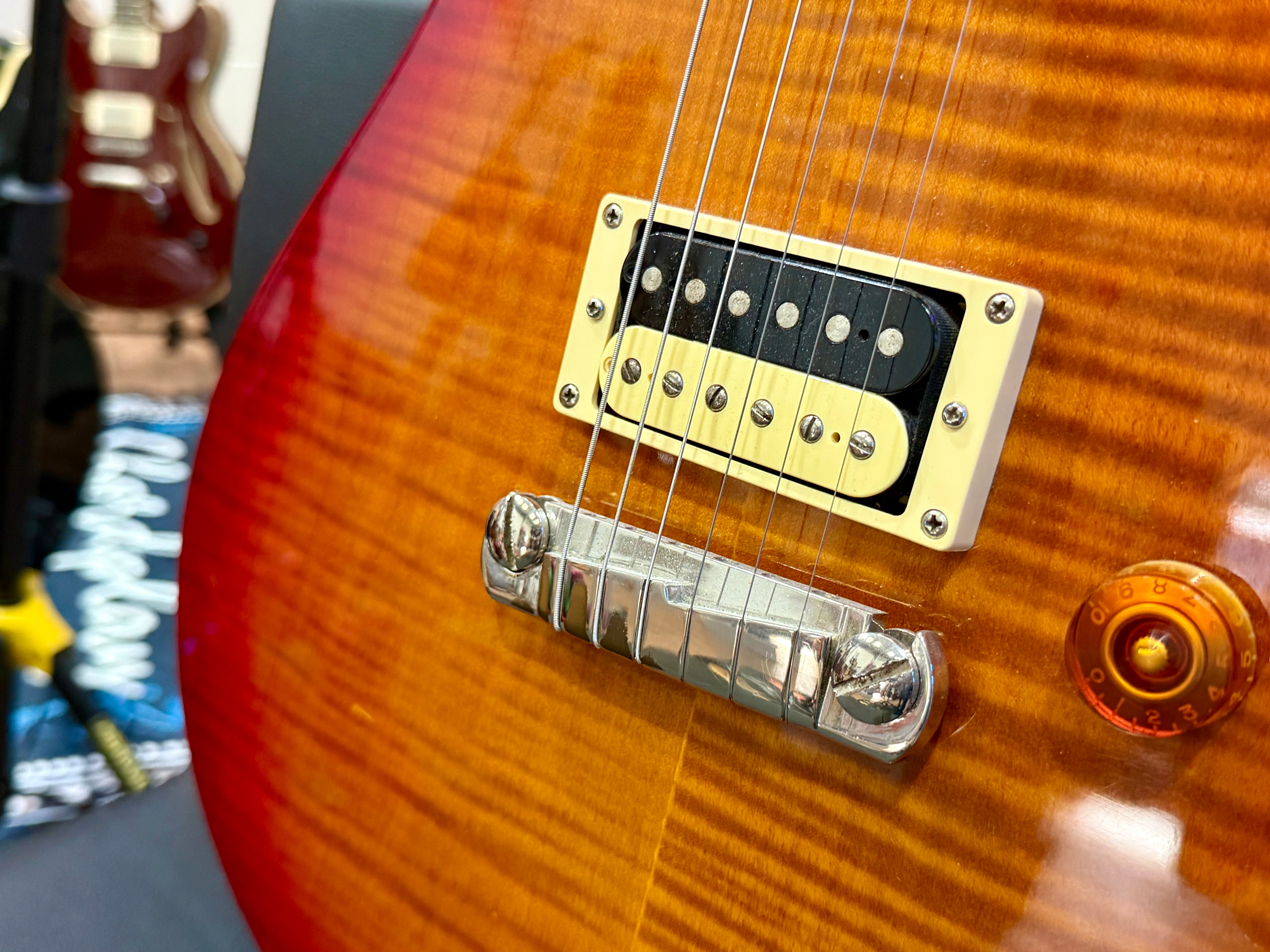 🌟2007 KOREA🌟 PRS SE Custom 22~ Flat Top Model~ Cherry Sunburst~ Moon Inlays!