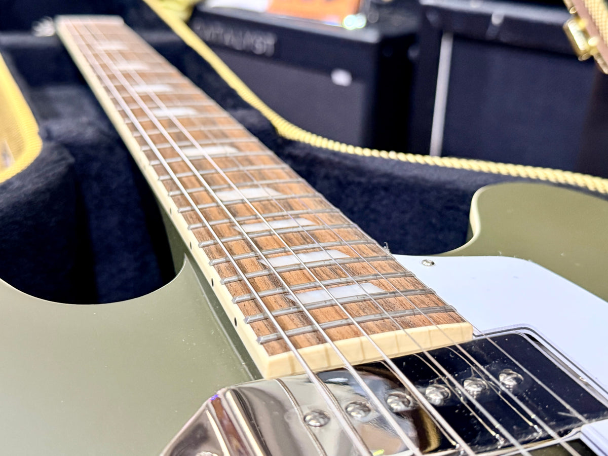 ✨2024✨ Epiphone Casino Worn Olive Drab Hollowbody Guitar + Hard Case~ MINT!