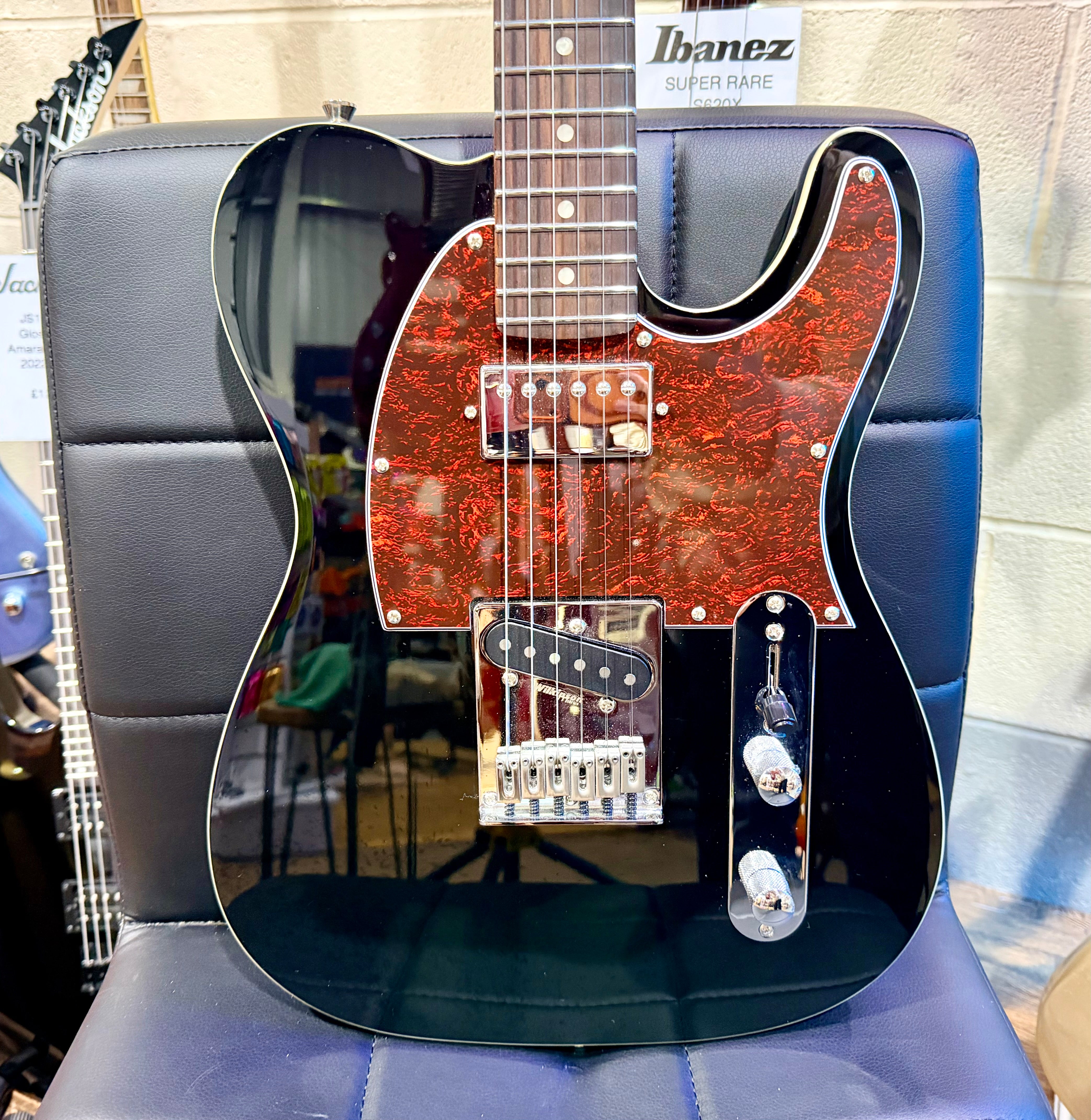 🔥MINT🔥 JET Guitars JT-350 HS Rosewood~ Gloss Black~ Telecaster Style!