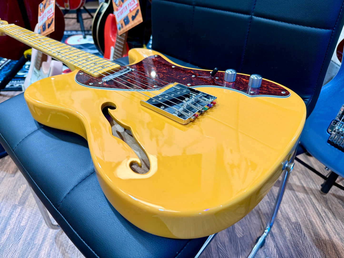 ๐2016๐ Tokai Breezysound ATE60 TL Thinline Telecaster~ Butterscotch + Case!