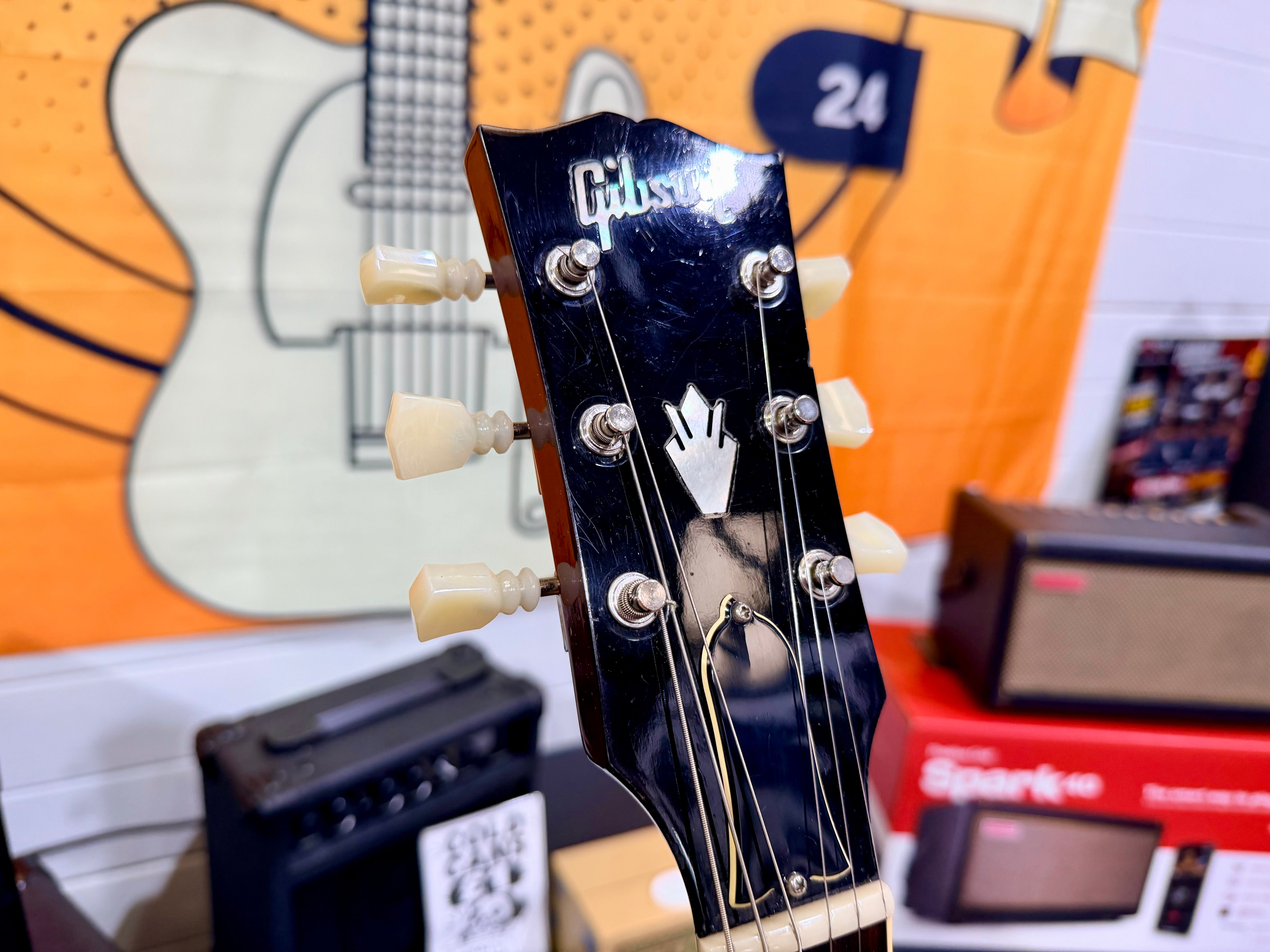 π₯ 1998 Gibson USA SG Standard In Heritage Cherry with Lyre Vibrola + Case π₯