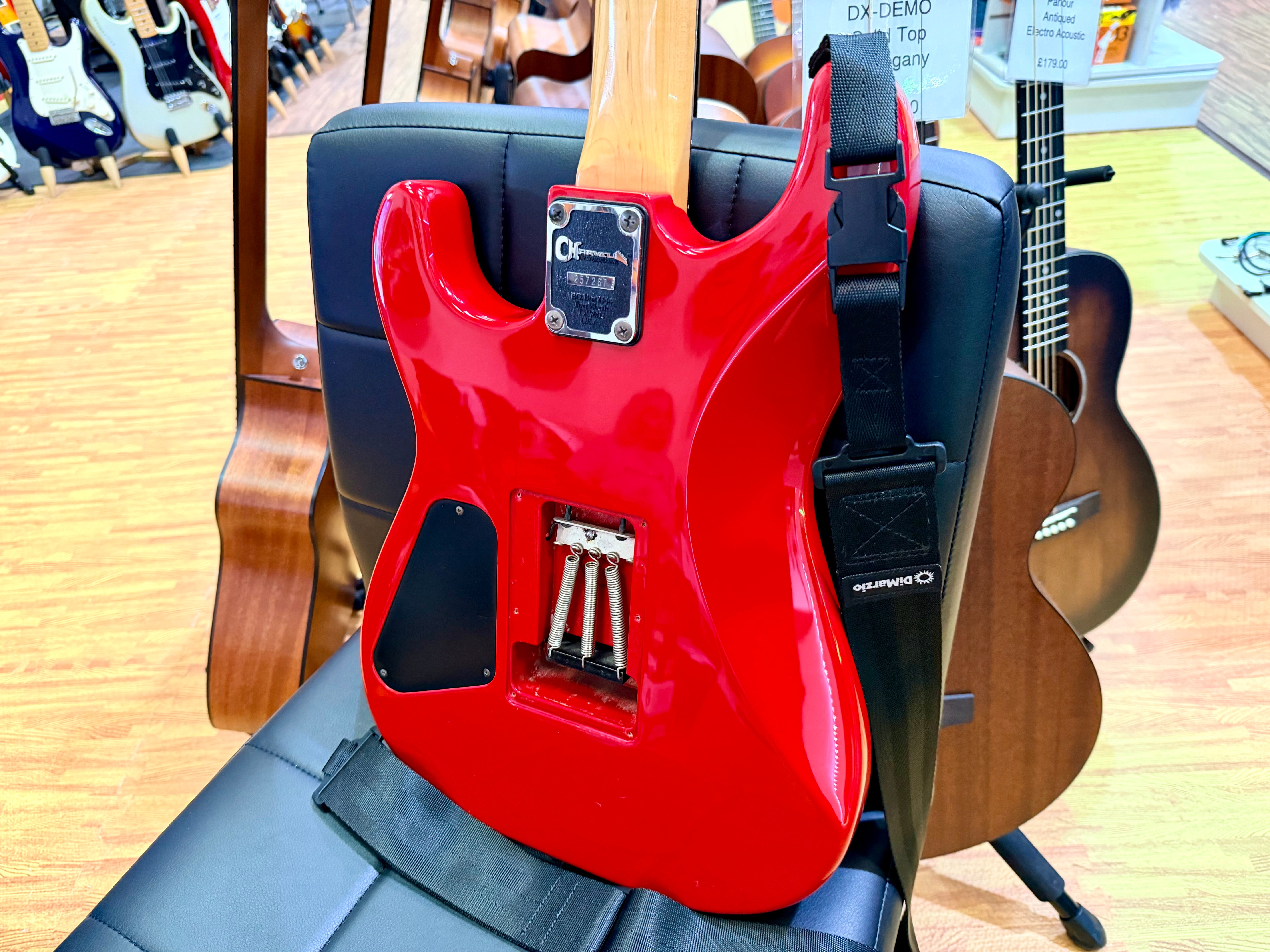 🔥RARE🔥 1987 Charvel Model 2 Red~ MIJ 80s Made In Japan~ JT6 Floyd Rose/Jackson