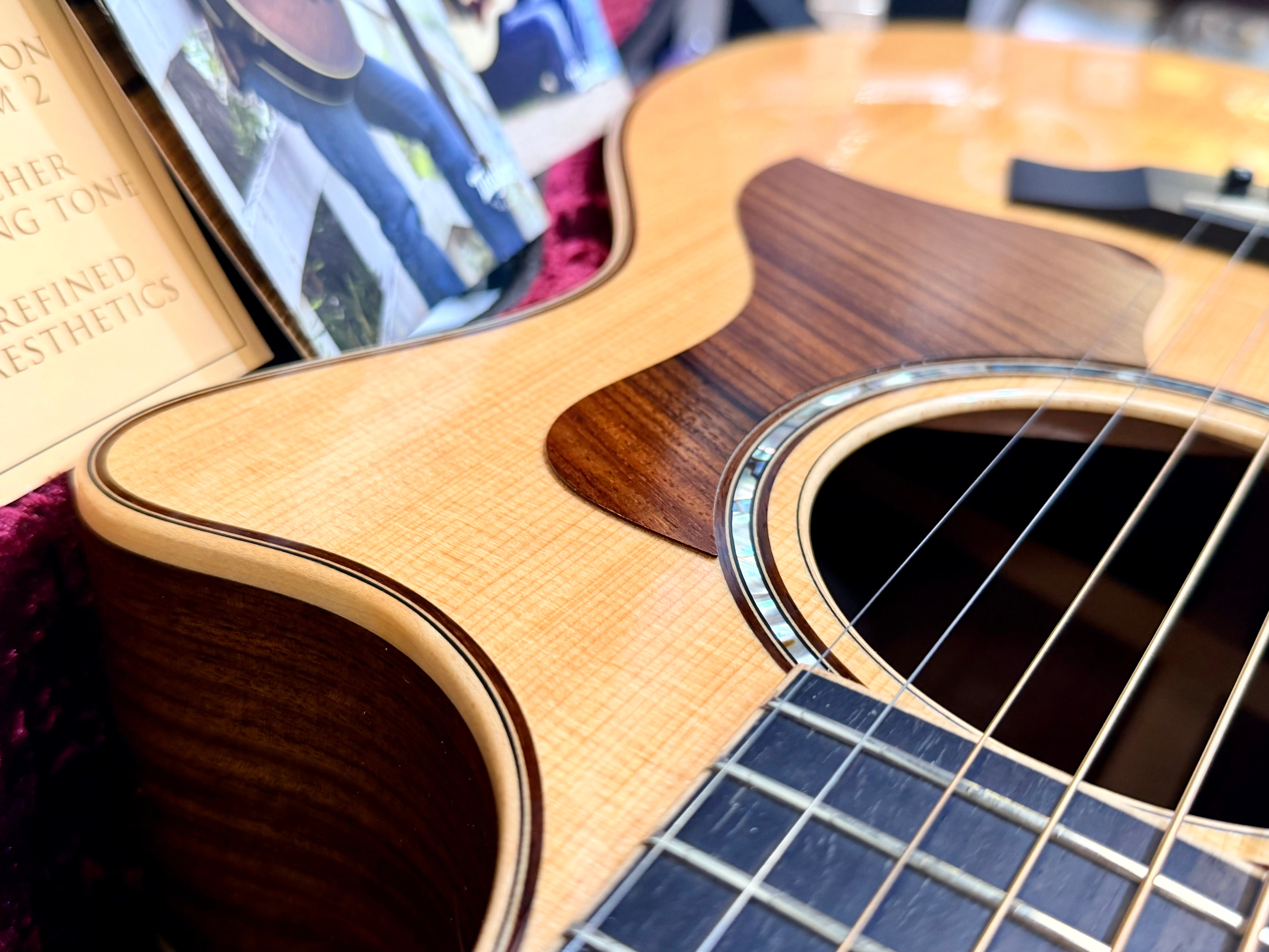 ✨2015✨ Taylor 814ce Grand Auditorium Electro Acoustic Guitar~ USA Natural + OHSC