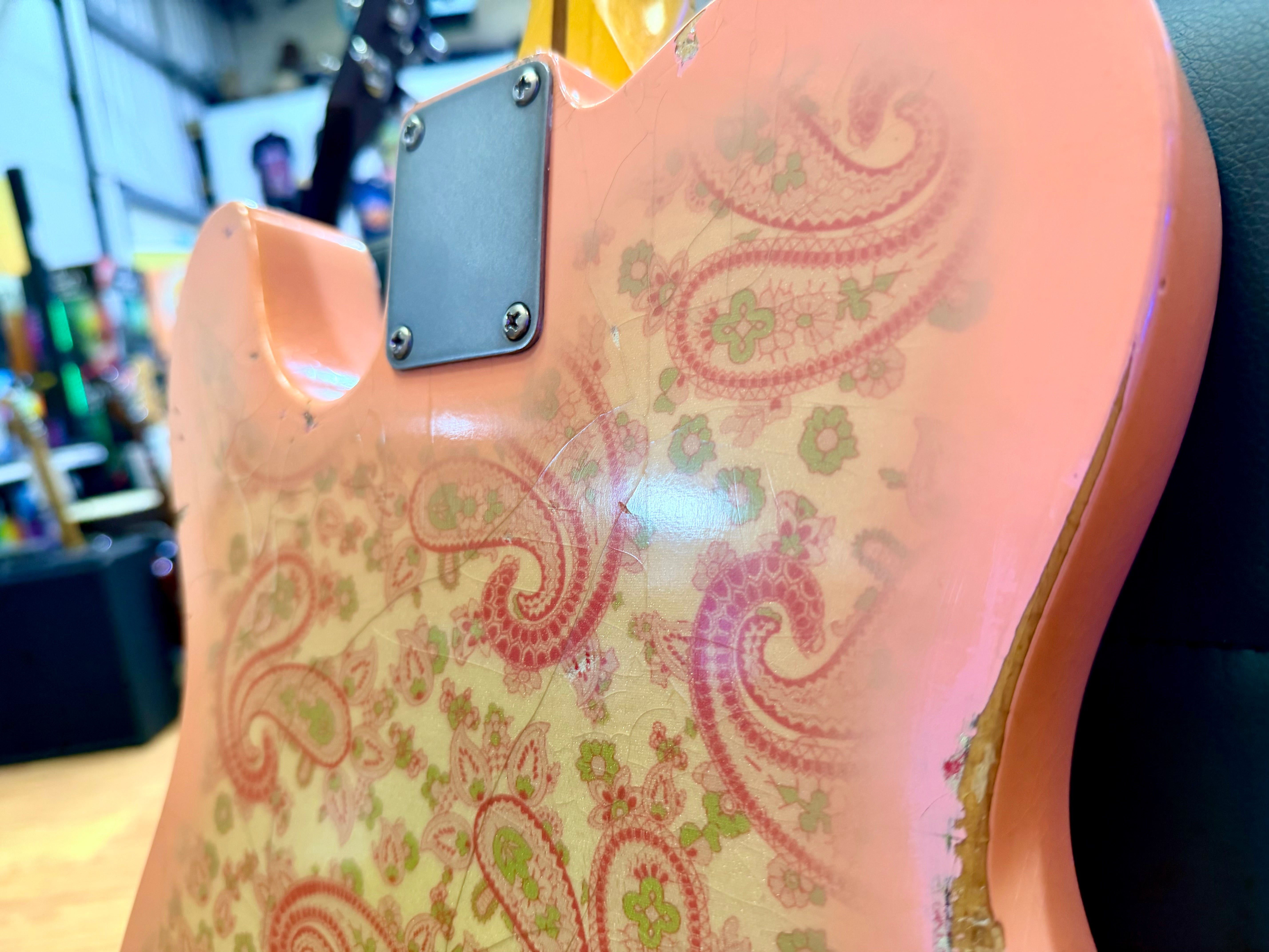 ✨2018✨ Nash Guitars T-68 Pink Paisley Telecaster Relic~ Lollar Pickups + Case!
