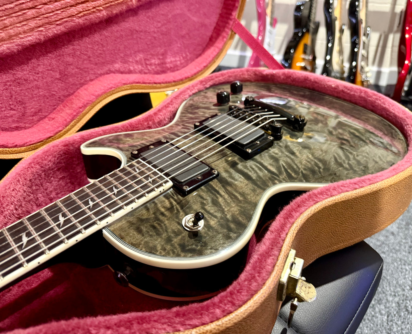 🔥2008🔥 Epiphone Les Paul Custom Prophecy EX~ Midnight Ebony~ EMG’s + Case!