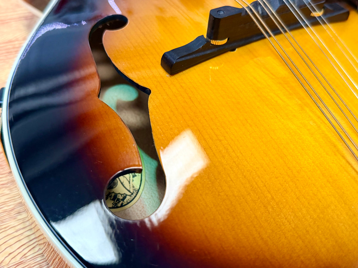 ✨MINT✨ Ozark 2255E F-Style Electro Acoustic Mandolin~ Sunburst + Gig Bag!