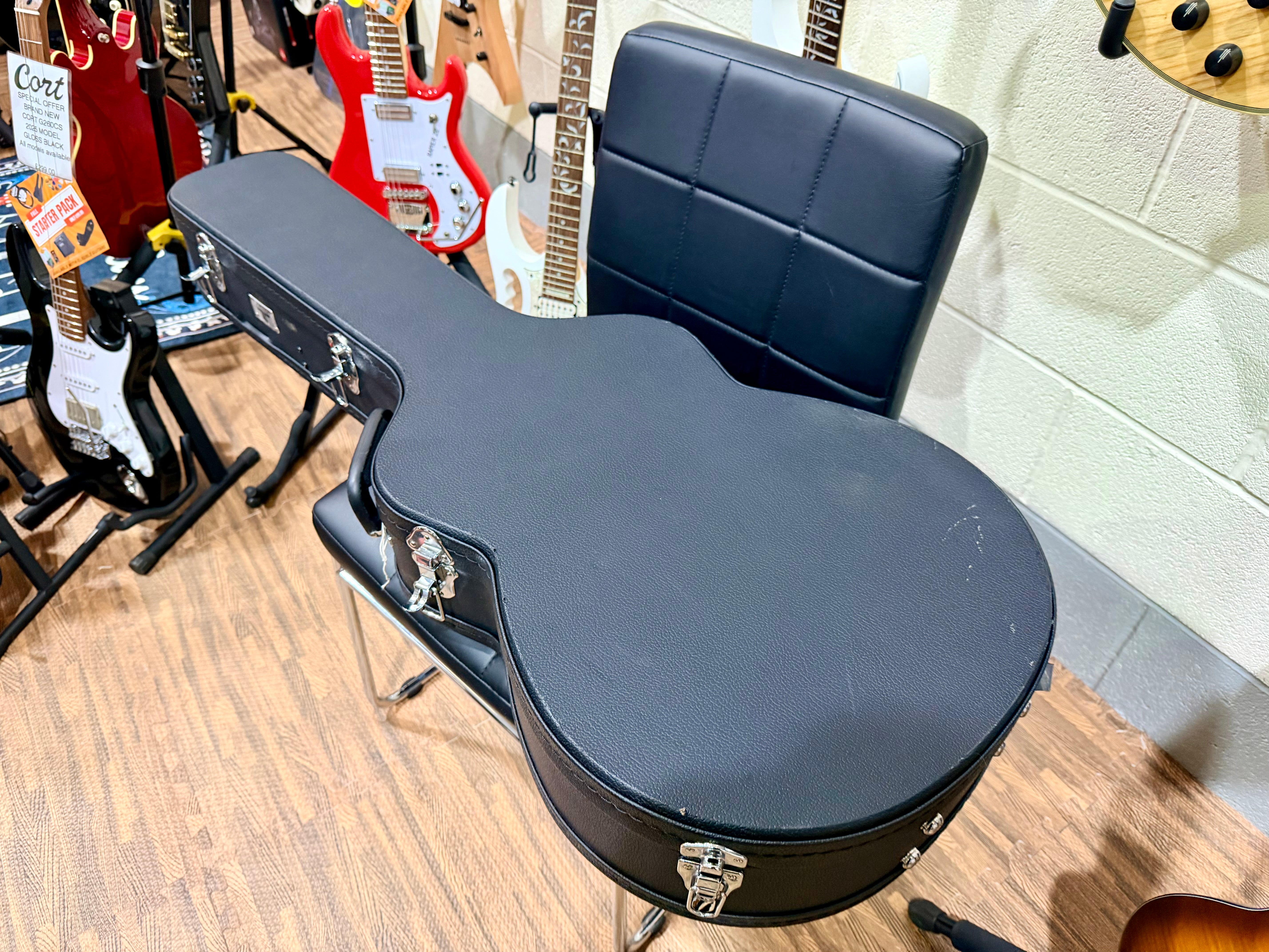 ☀️2013☀️ Epiphone Sheraton ii VS~ Vintage Sunburst~ Hollow-body~ Hard Case!