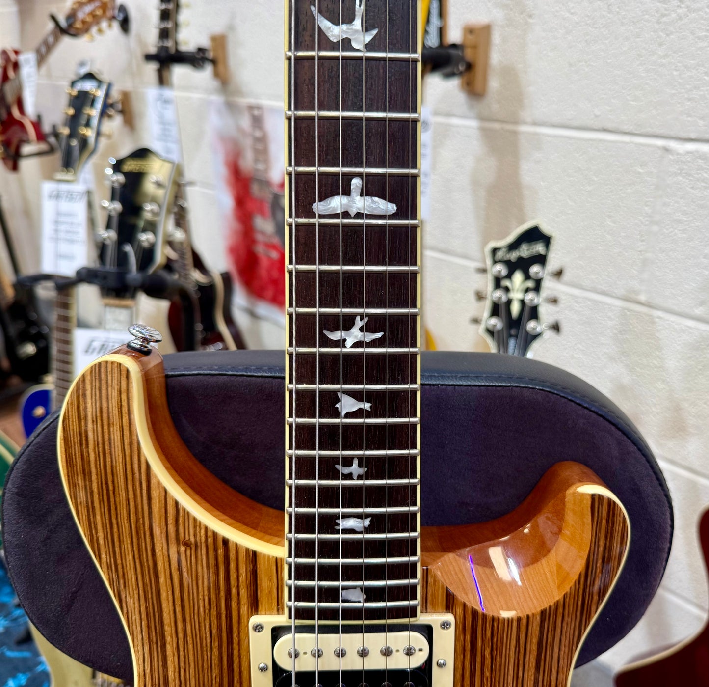 🦓 ZEBRAWOOD LTD EDITION 🦓 PRS SE Custom 24 Exotic~ 2017 Rare Finish~ Coil Tap!