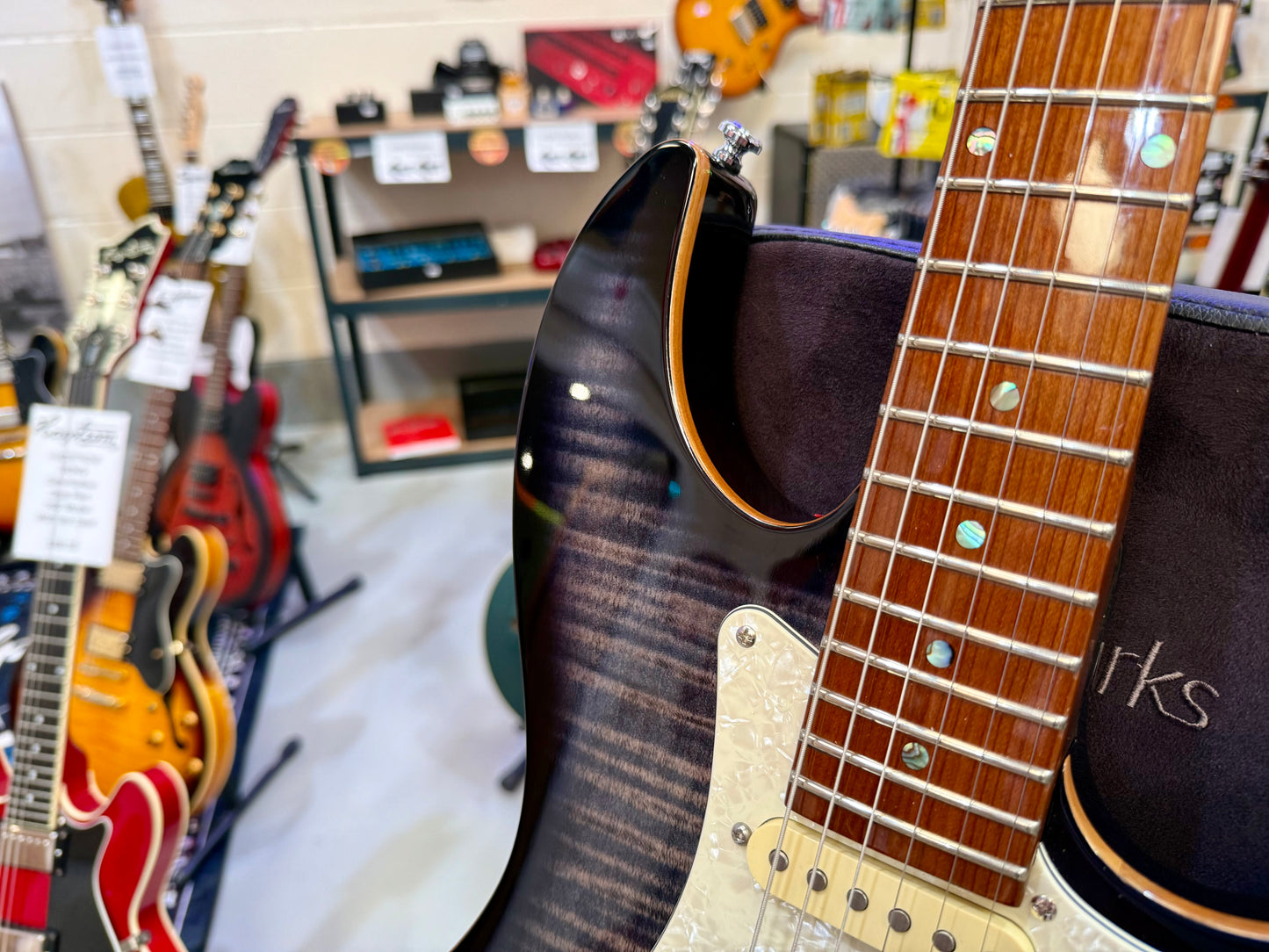 🔥EX DEMO 2024🔥 Sire Larry Carlton S7 FM~ Flamed Maple HSS~ Transperant Black!