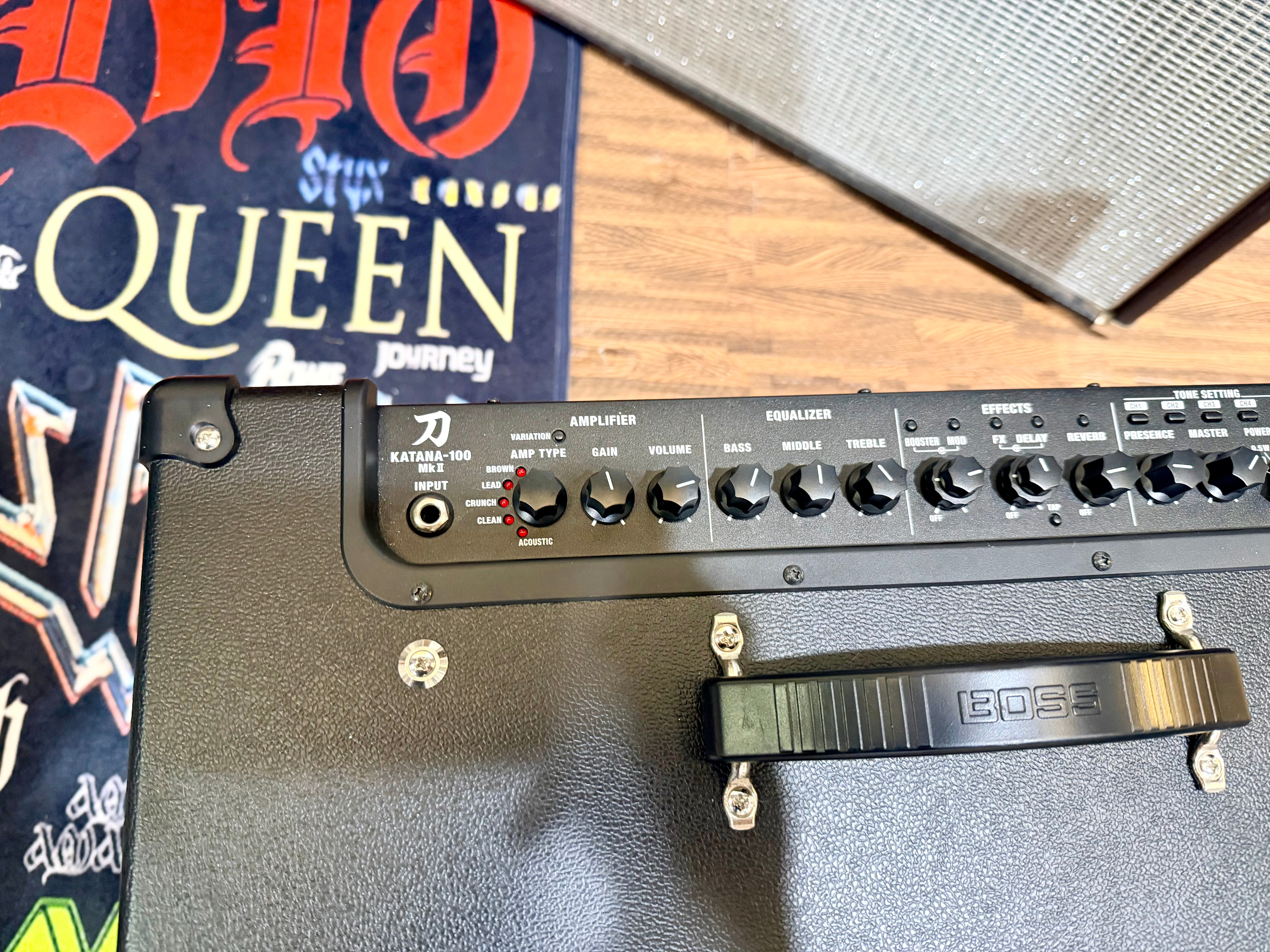 🎸 BOSS Katana-100 MKII 1x12 Combo Guitar Amplifier~ Amp With FX & Footswitch 🎸