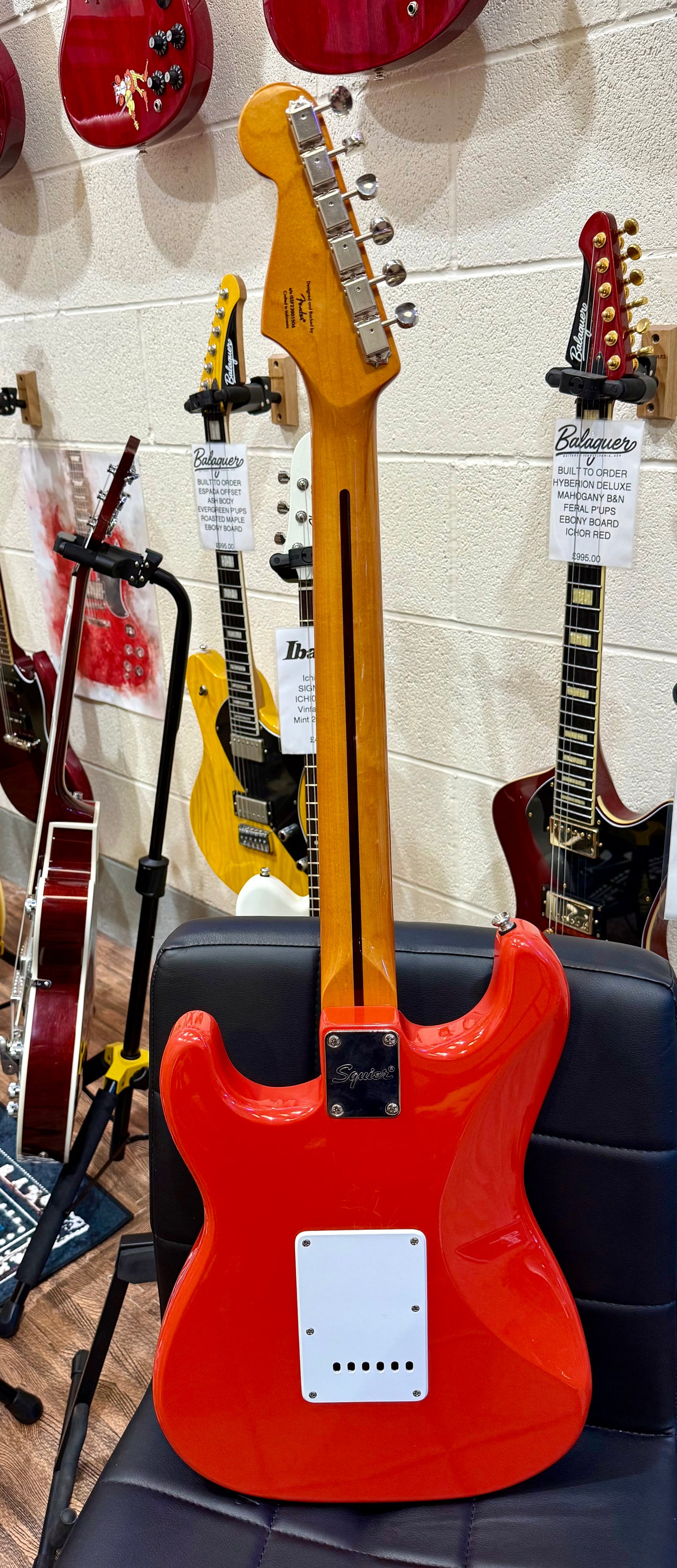🌟2023🌟 Fender Squier Classic Vibe 50s Stratocaster~ Fiesta Red~ Maple Neck!