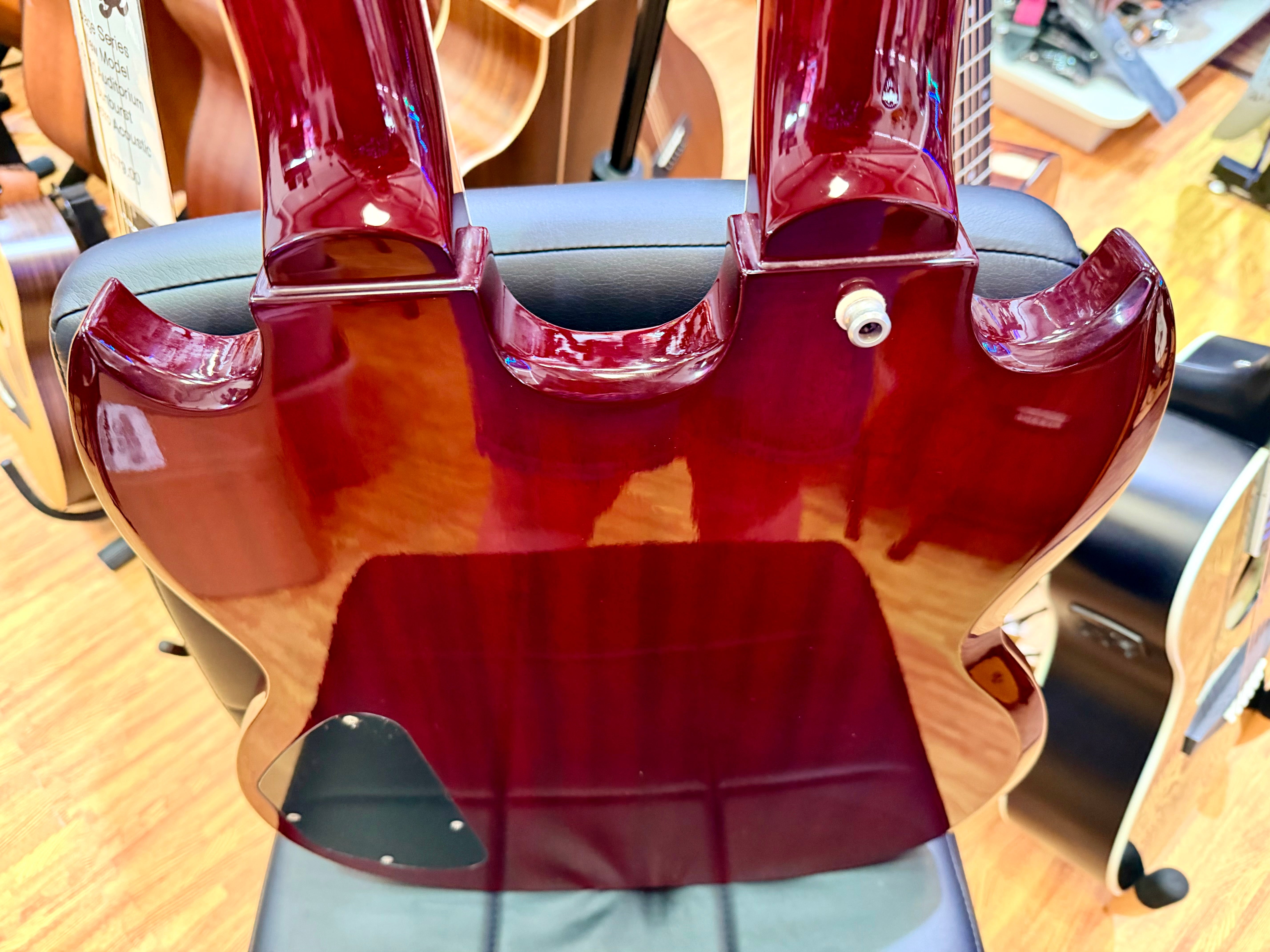 ⚡️RARE⚡️ Epiphone G-1275 Double Neck Cherry~ 2014 Limited Edition 6/12 String!