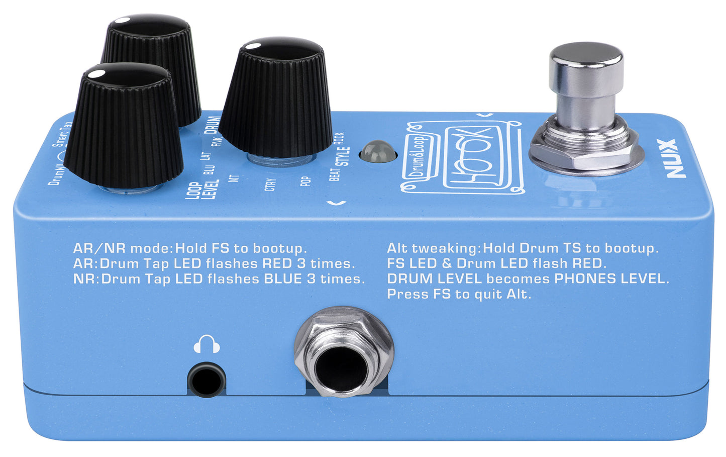 NU-X Hook Drum & Loop Pedal Looper