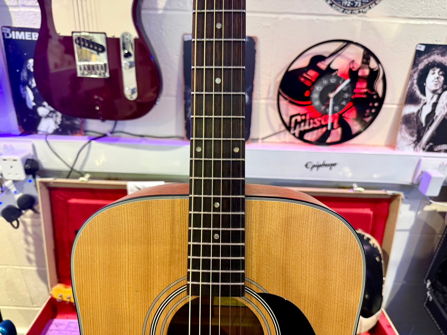 🌟MINT🌟 Farida D-8X0P Dreadnought Acoustic Guitar~ Natural Satin~ 2014 Model!