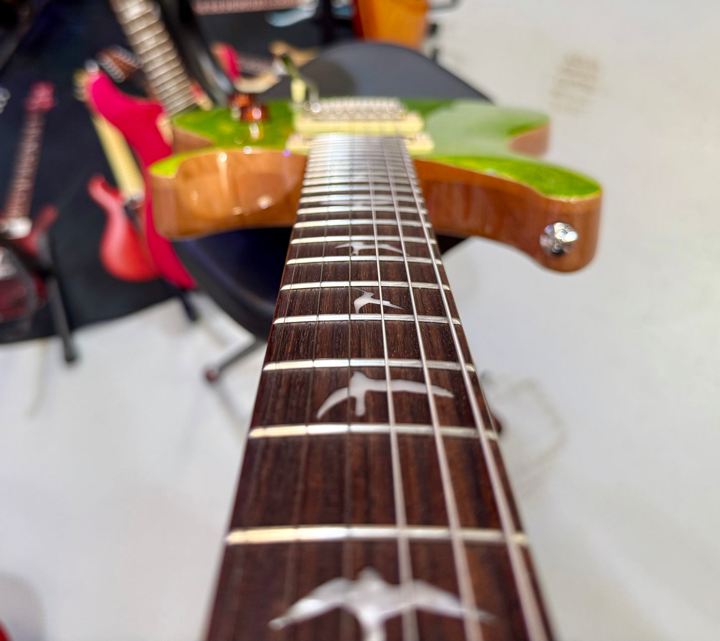 🌟STUNNING🌟 PRS SE Custom 24-08~ Eriza Verde~ With Gig Bag~ Coil Split~ WOW!