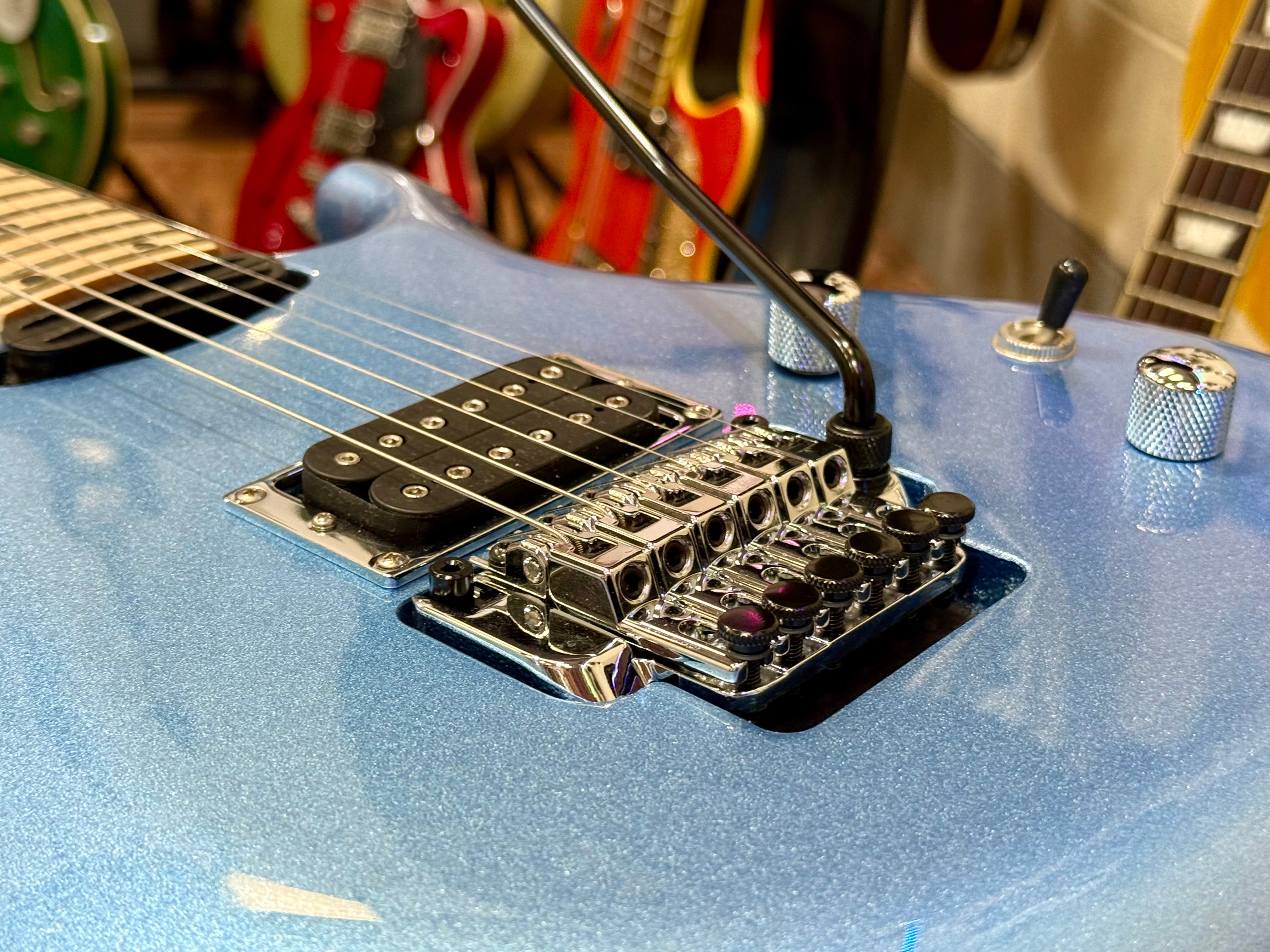 🔥MINT 2022🔥 Ibanez Signature JS140M Joe Satriani Soda Blue~ Edge Zero~ Ex-Demo