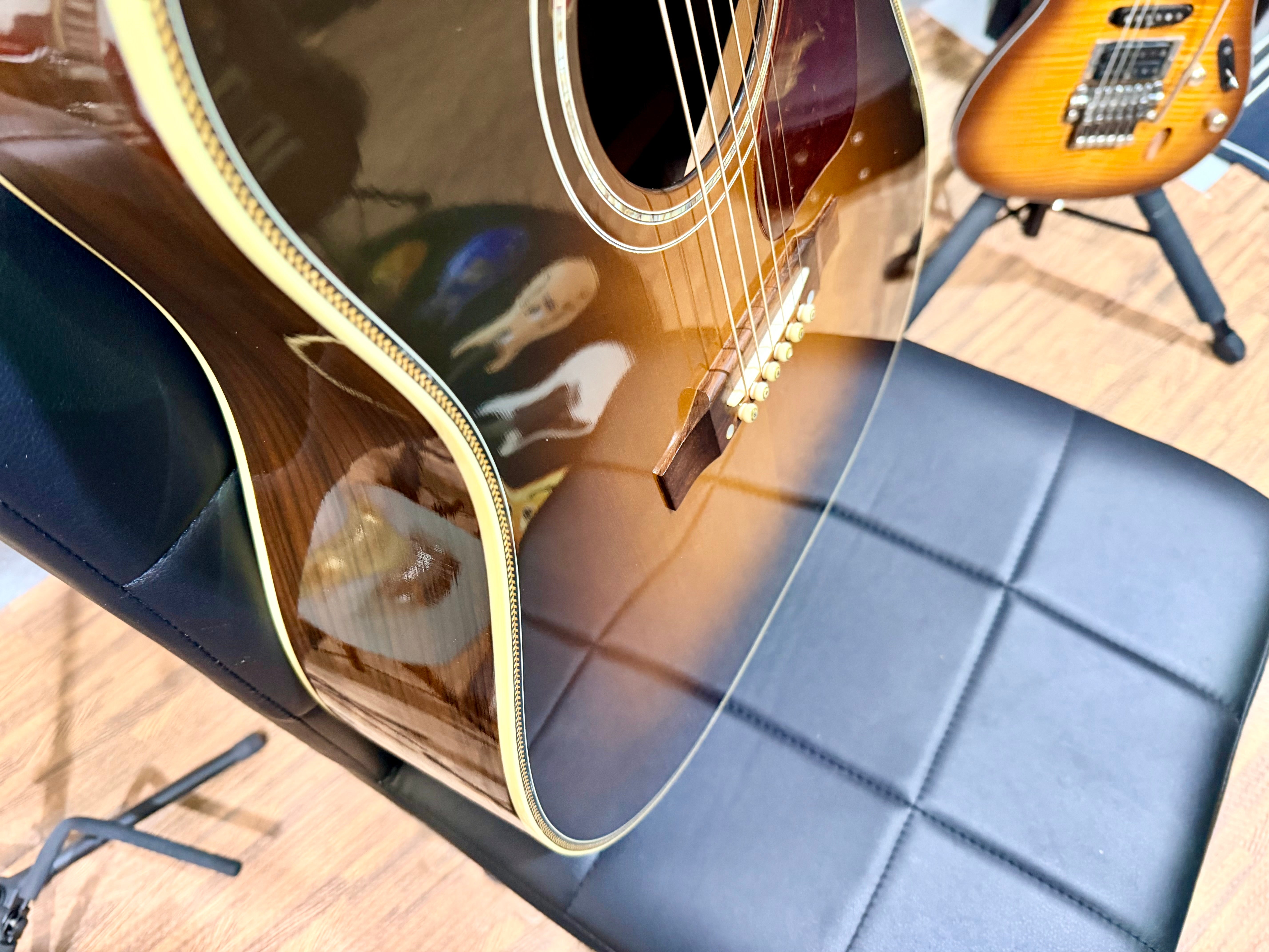 ⭐2011⭐ Gibson J-45 Custom Acoustic Guitar~ Rosewood~ Seymour Duncan SA-6 Pickup!