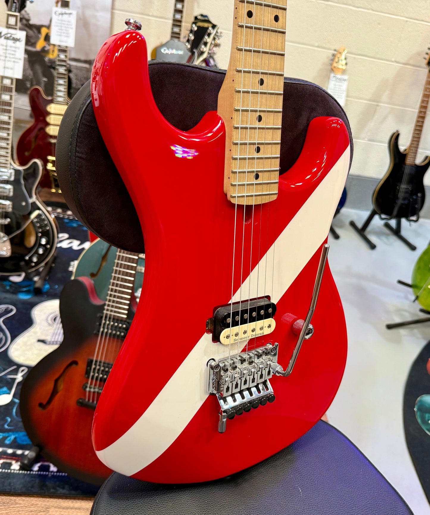 🔥RARE🔥 Kramer The 84 1984 Van Halen~ Diver Down Custom Ltd Edition~EVH D Tuna!