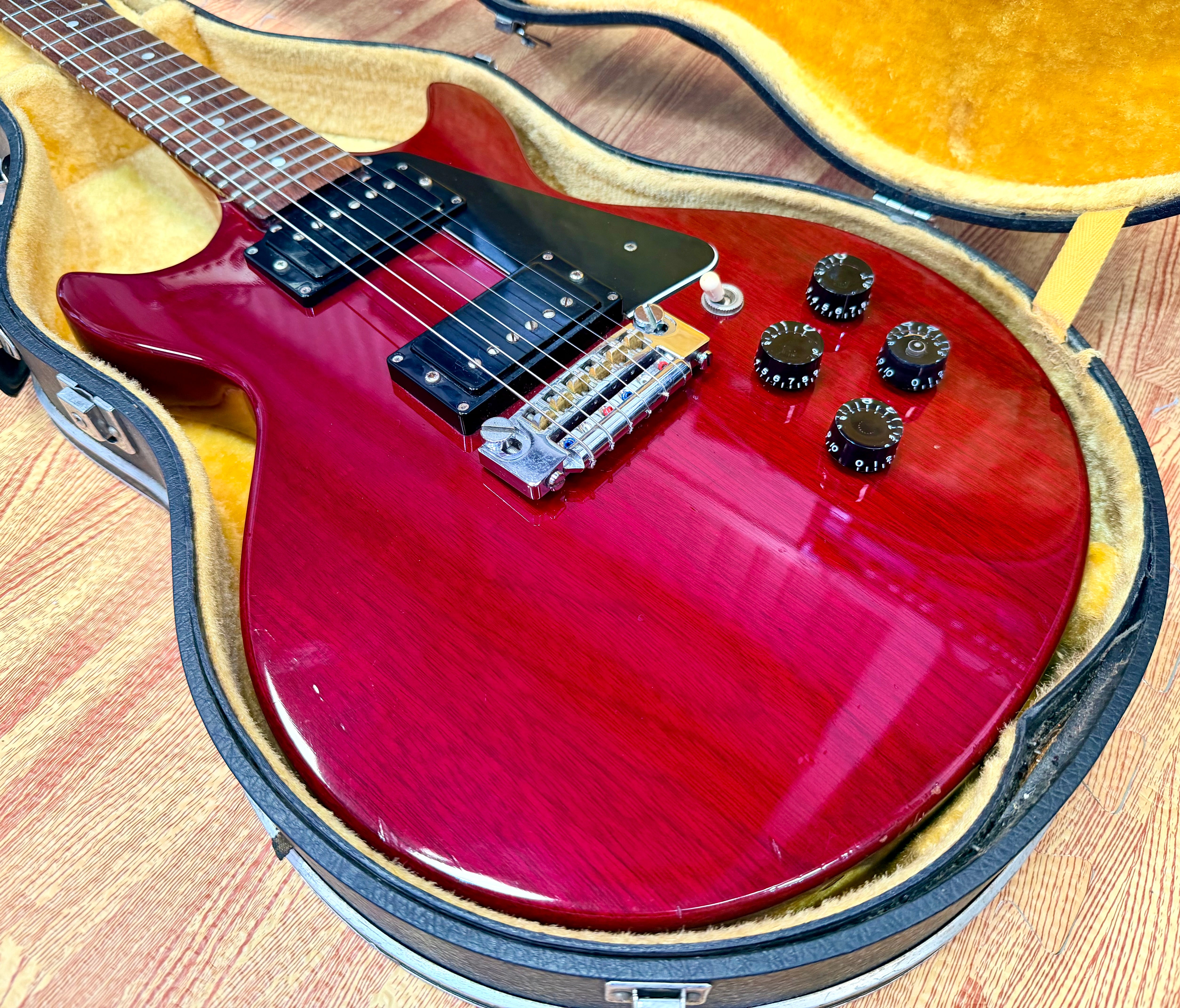 🇬🇧 Gordon Smith Gypsy II Double Cutaway Red~ 1986 UK Made Electric Guitar 🇬🇧