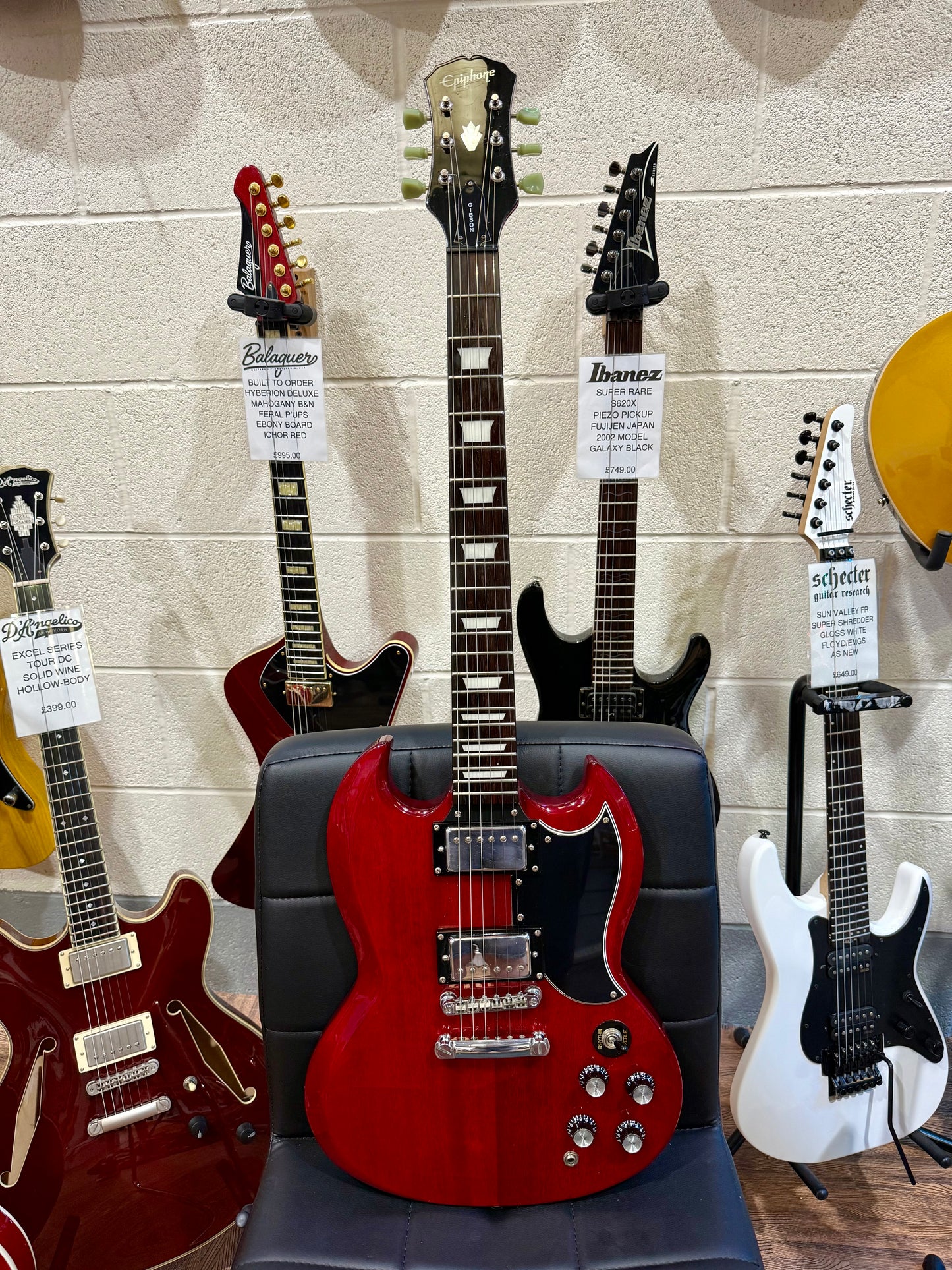 ๐ 2000 KOREA ๐ Epiphone SG G-400 Standard~ Heritage Cherry Electric Guitar!