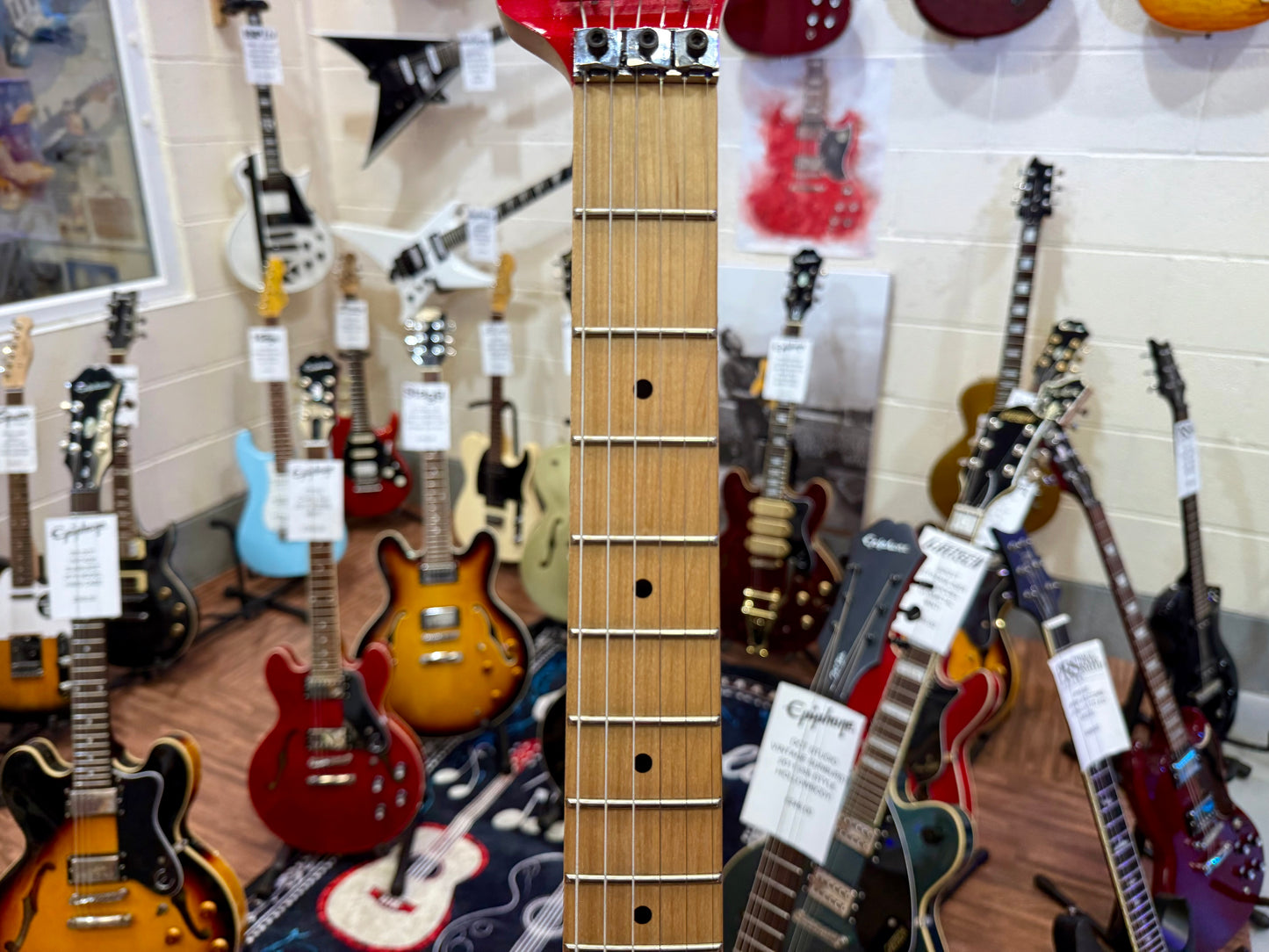 🔥RARE🔥 Kramer The 84 1984 Van Halen~ Diver Down Custom Ltd Edition~EVH D Tuna!