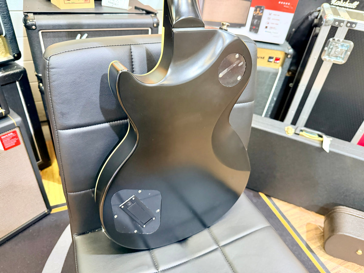 🔥2020🔥 Epiphone Les Paul Prophecy~ Aged Jet Black Metallic~ Fishman Pups~Ebony