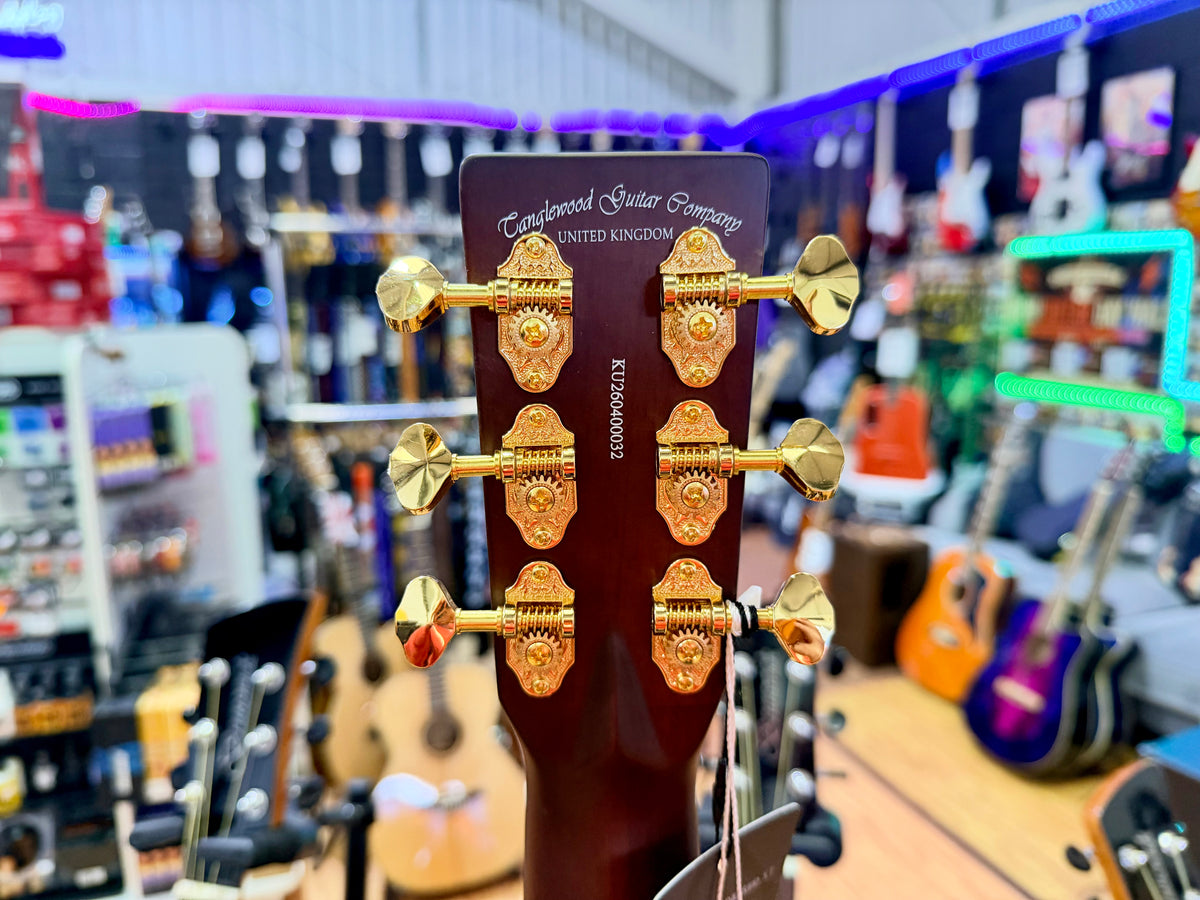 Tanglewood TE8EBL Elemental Parlour Electro Acoustic~ Natural Satin~ Solid Top