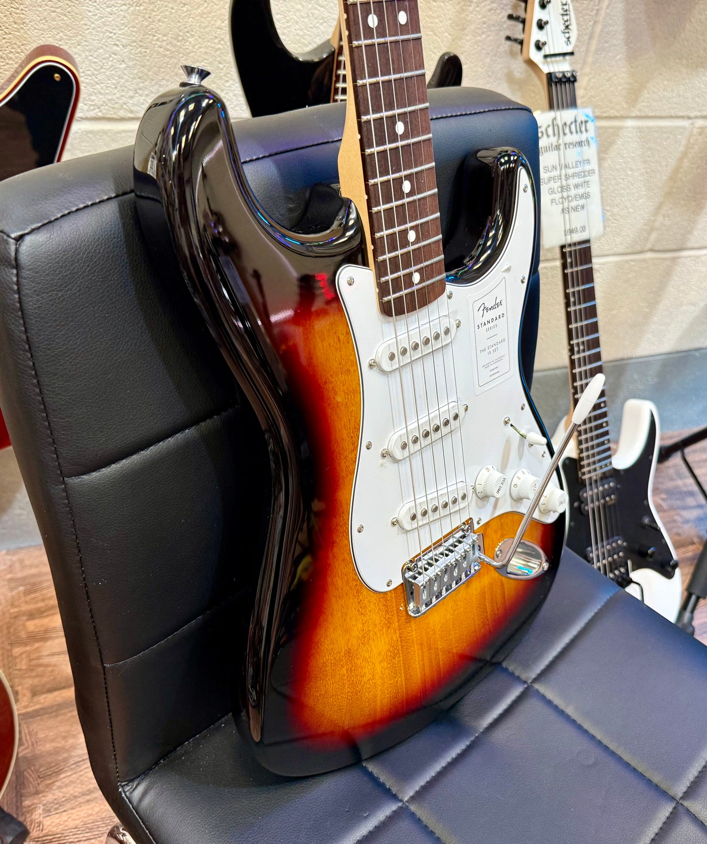 ☀️BRAND NEW☀️ Fender Standard Series Stratocaster~ 3 Tone Sunburst~ Indonesian!