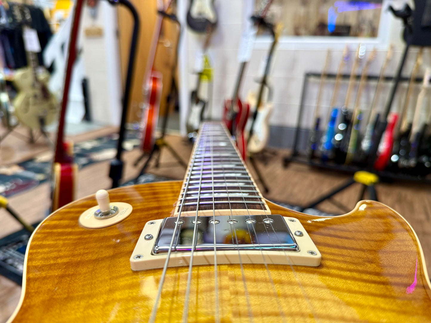🔥2016 USA🔥 Gibson Les Paul Standard Honeyburst~ AAA Flame~ Hard Case & Candy!