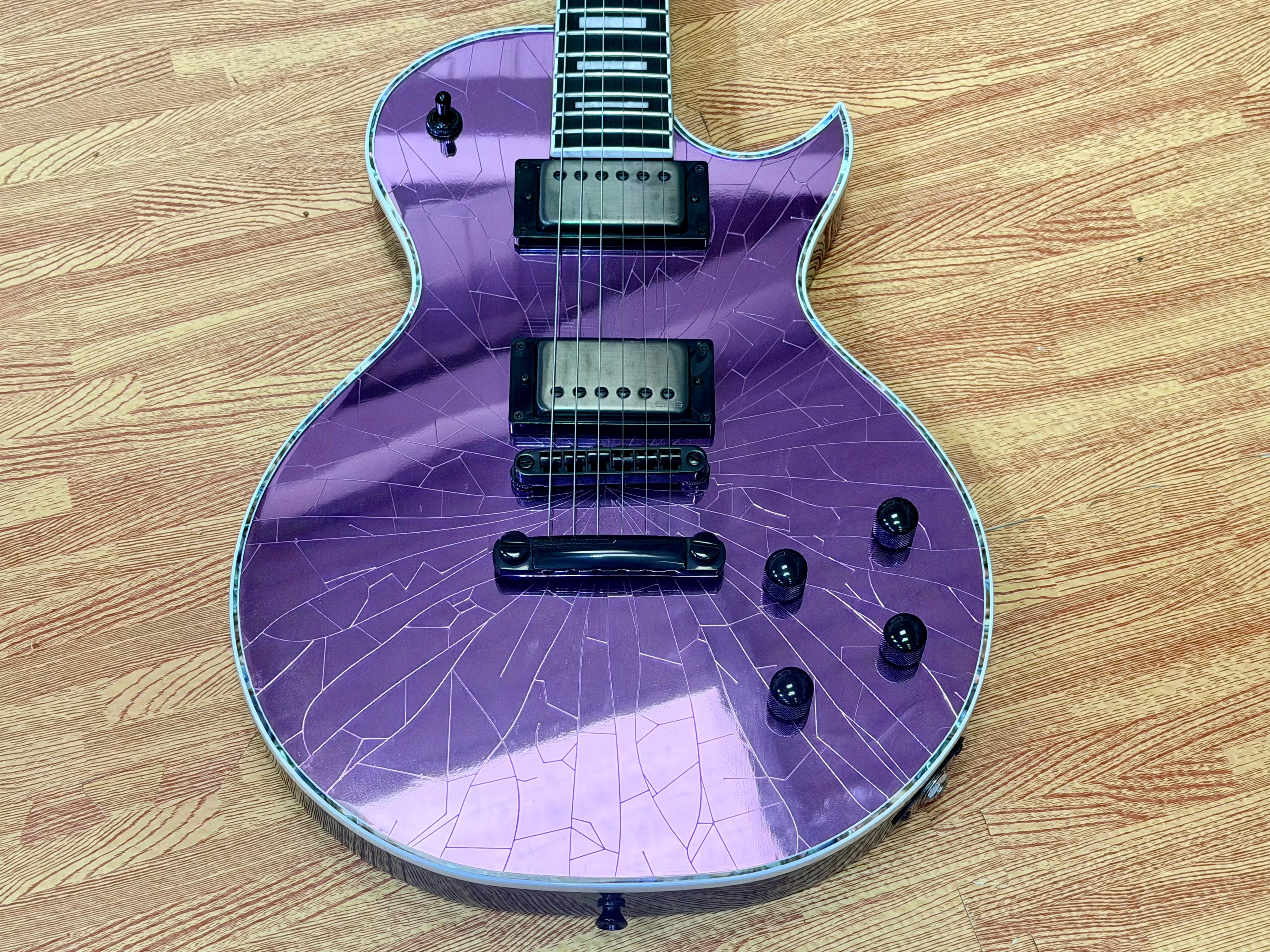 π₯2021π₯ Jackson Pro Series Marty Friedman MF-1 Purple Cracked Mirror Signature!