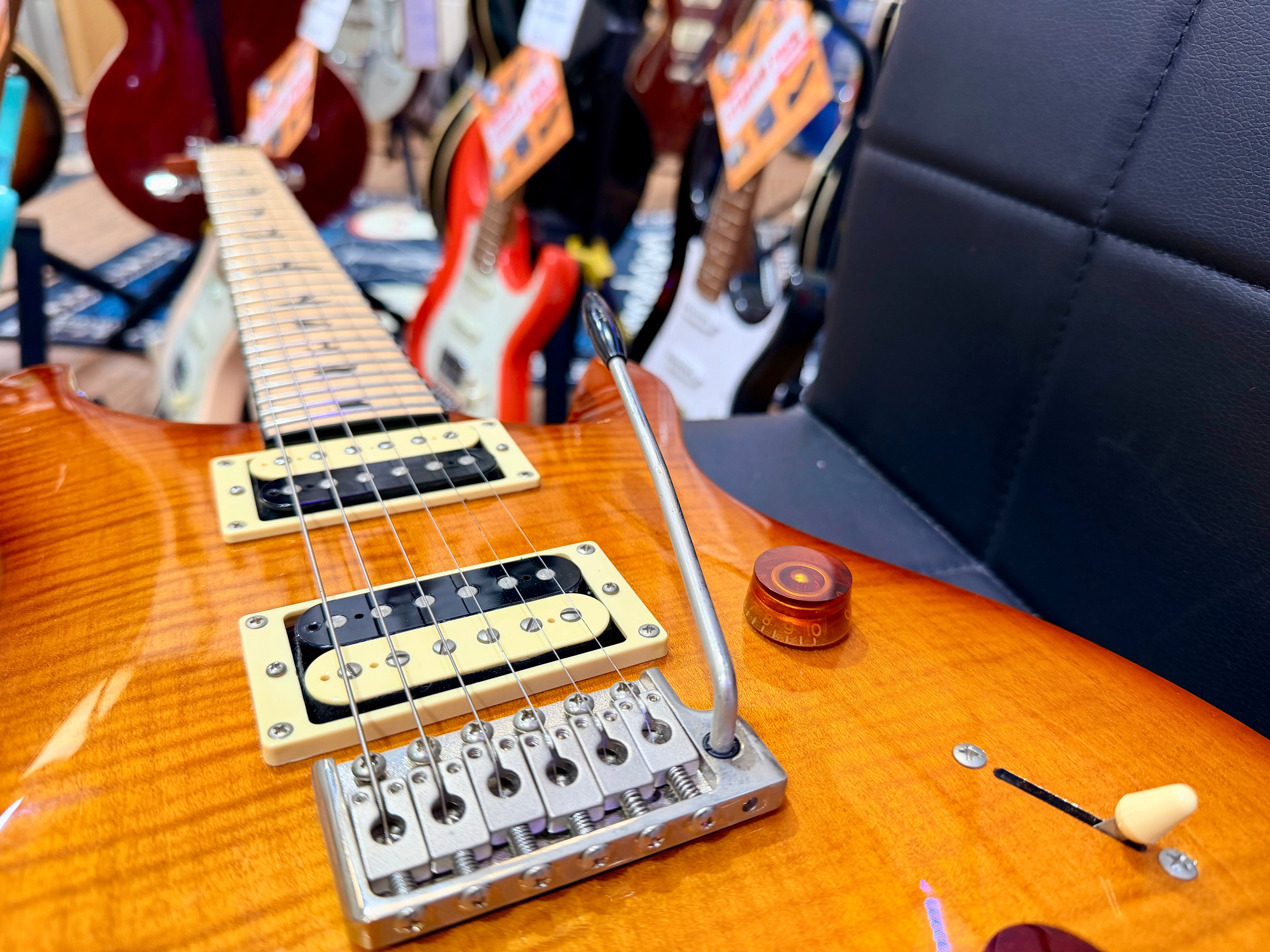 🌟2017 RARE🌟 PRS SE Custom 24 Limited Edition~ Maple Neck~ Vintage Sunburst!