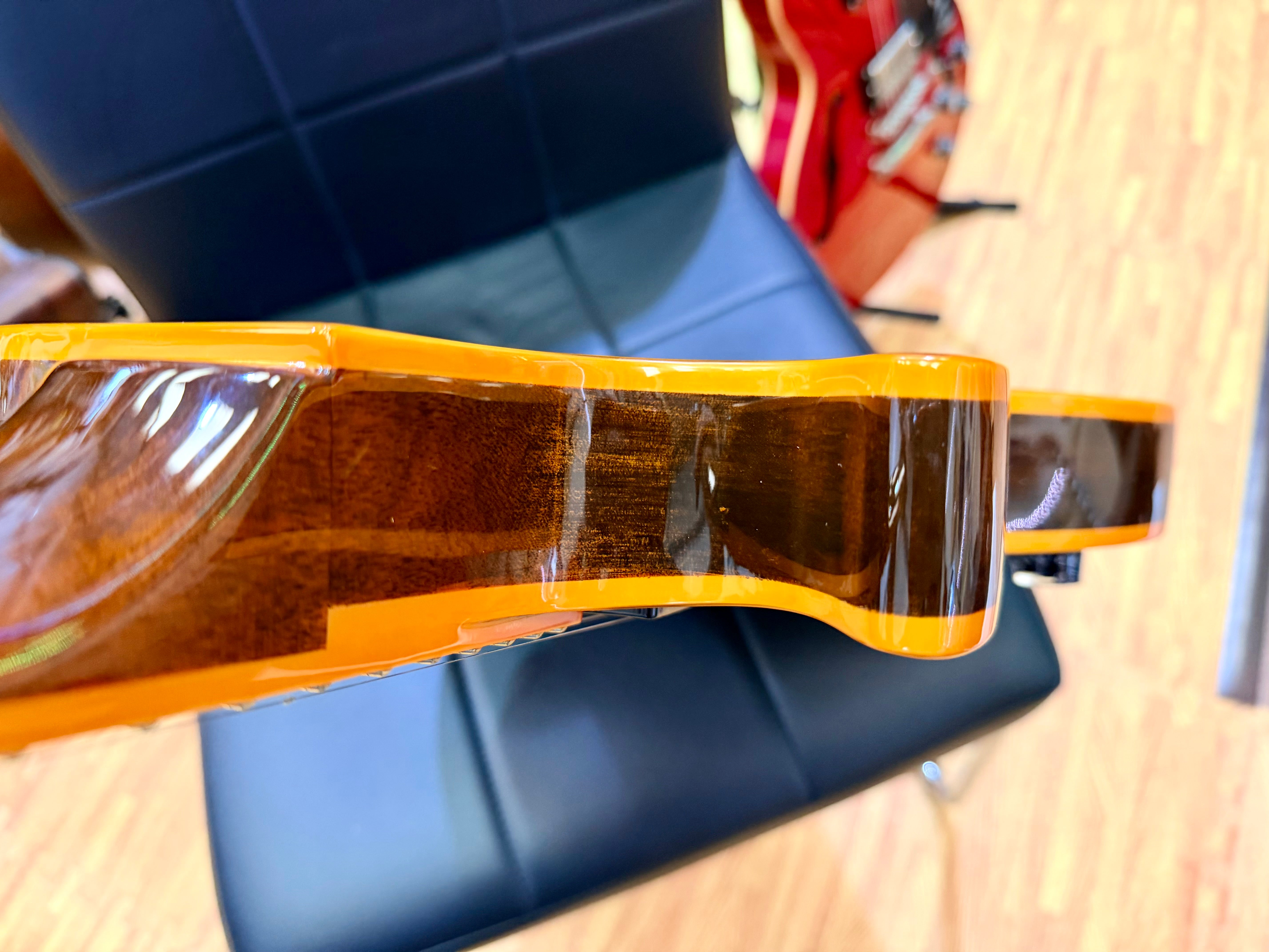 π₯2025π₯ Epiphone Les Paul Custom Widow Orange Burst~ Inspired by Gibson + Bag!