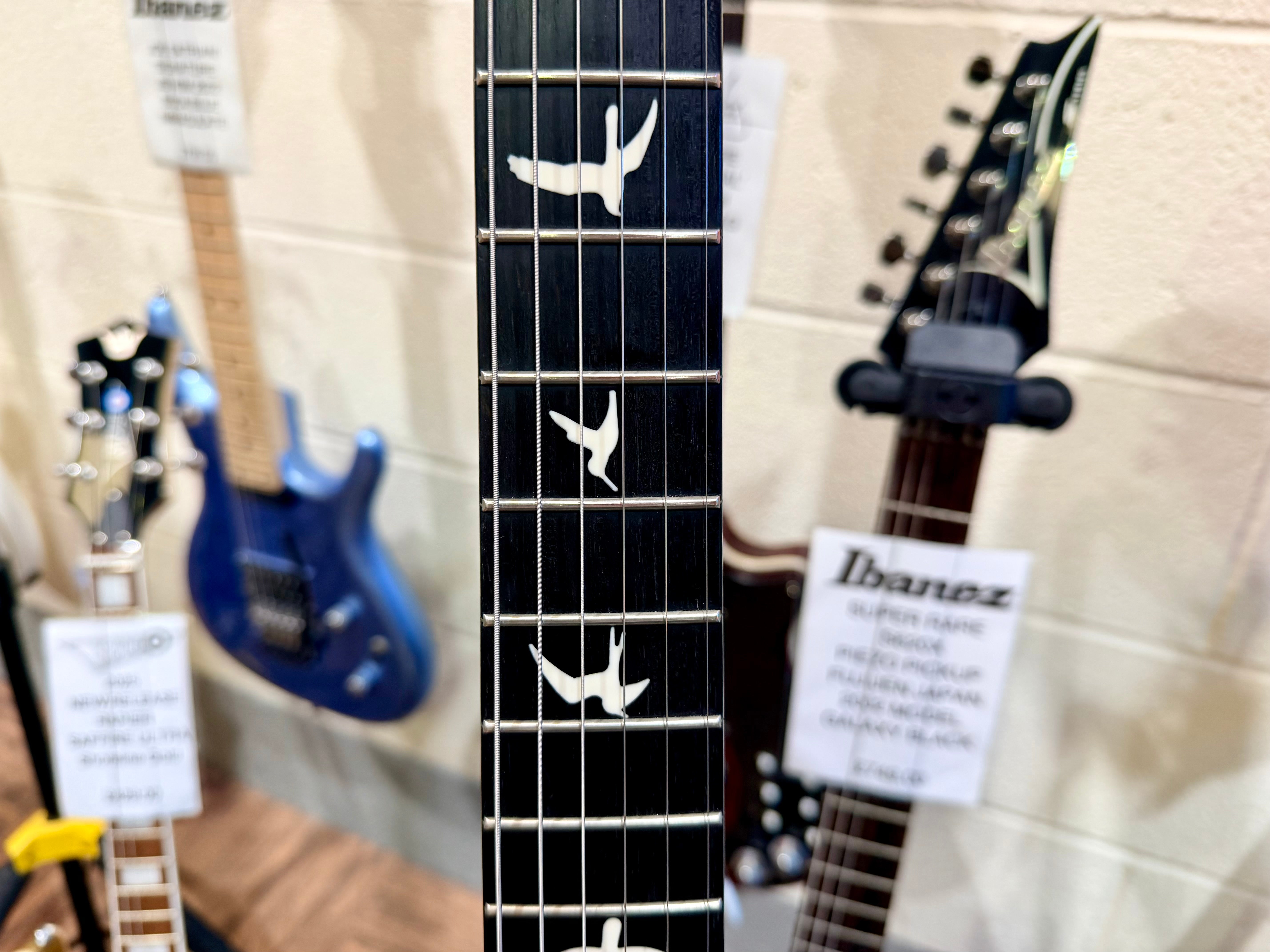 🔥RARE 2023🔥 PRS CE24 Satin Gold Top Limited Edition~ Natural Back~ USA~ Gig Bag