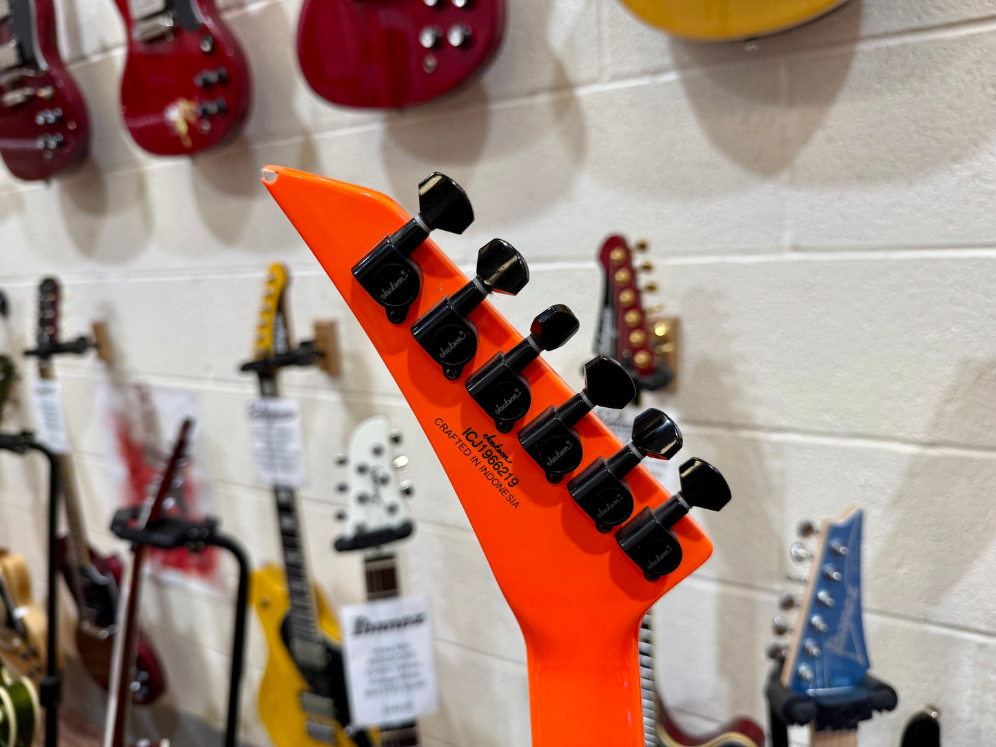 🔥NEON ORANGE🔥 Jackson X Series Soloist SL4X~ Neck Thru~ Floyd Rose~ 2019 Model