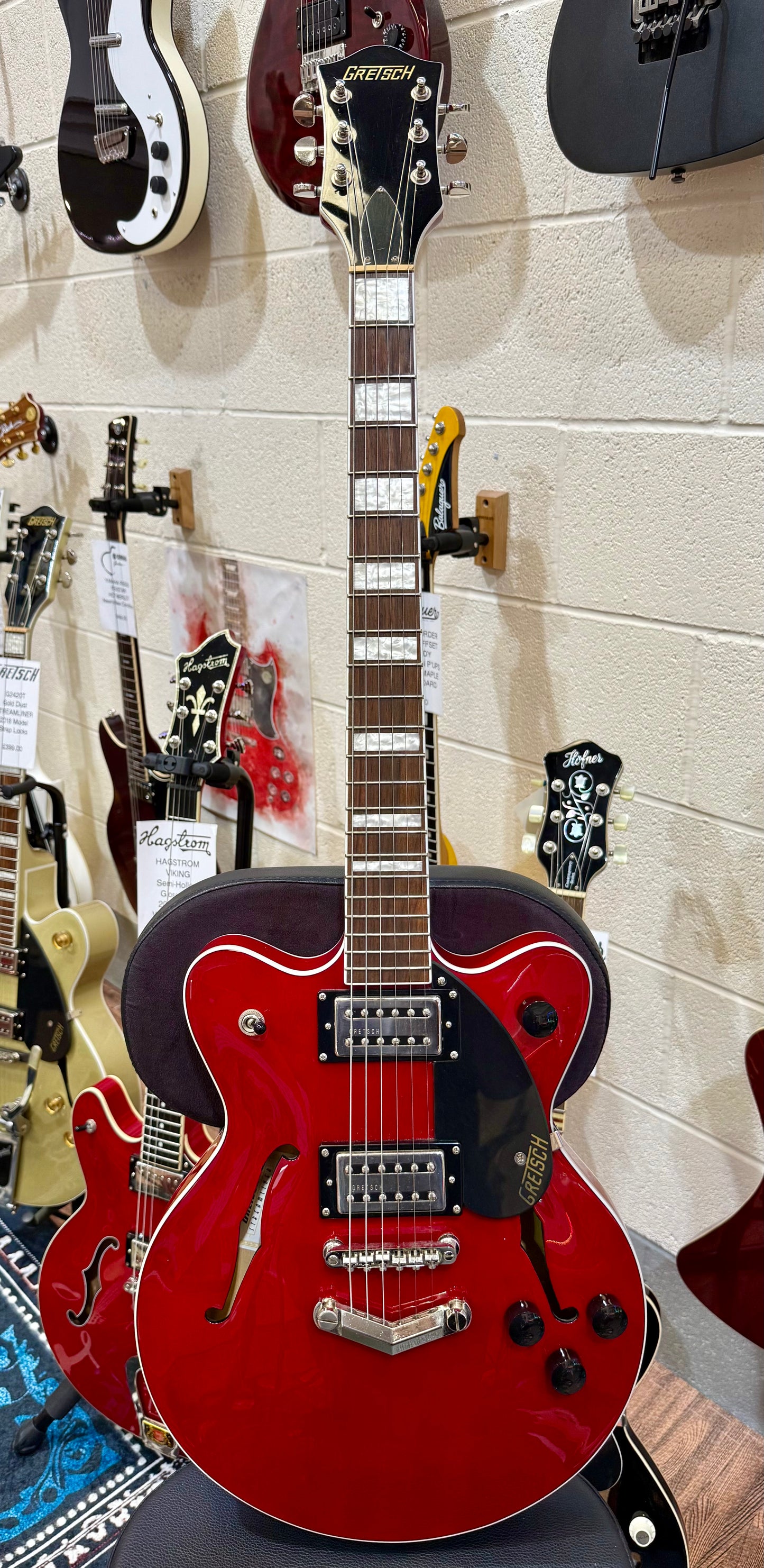 π2017π Gretsch G2655 FS Flagstaff Red Semi-Hollow~Centre Block Electric Guitar