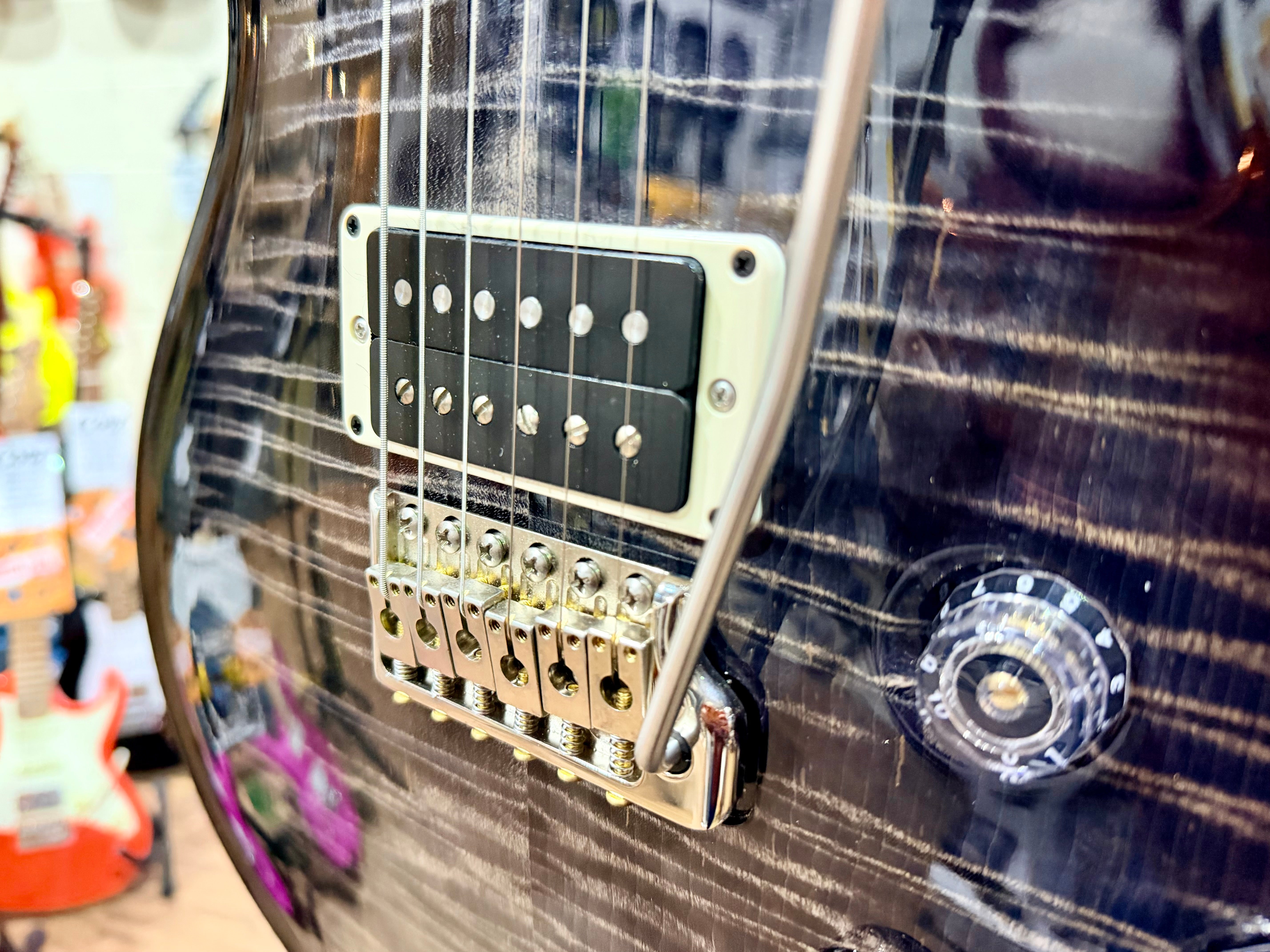 π₯2020π₯ PRS Mark Tremonti Signature USA Charcoal Contour Burst~ Case & Docs!