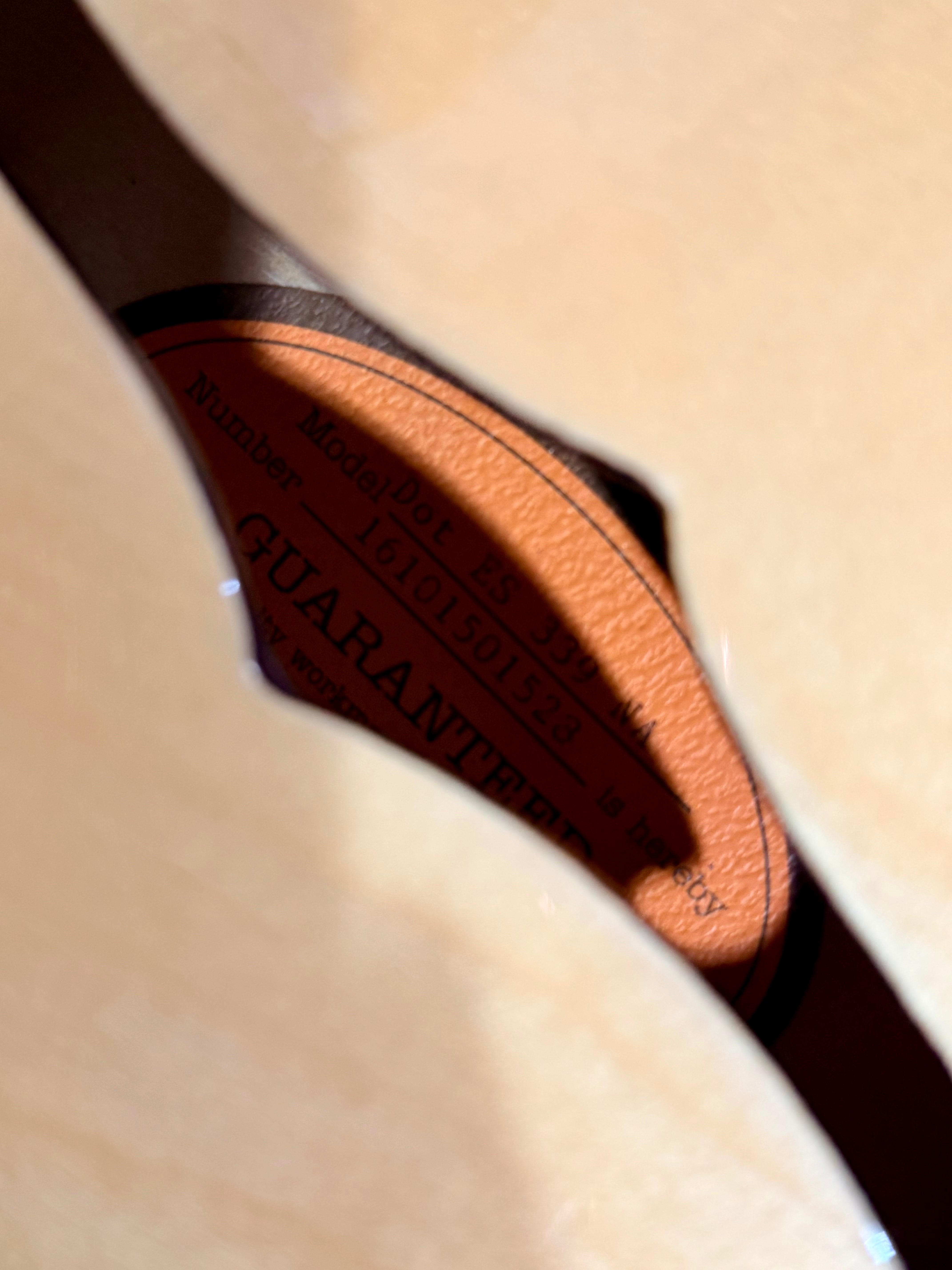 🌟2016🌟 Epiphone ES-339 Hollowbody~ Natural Gloss~ Electric Guitar!