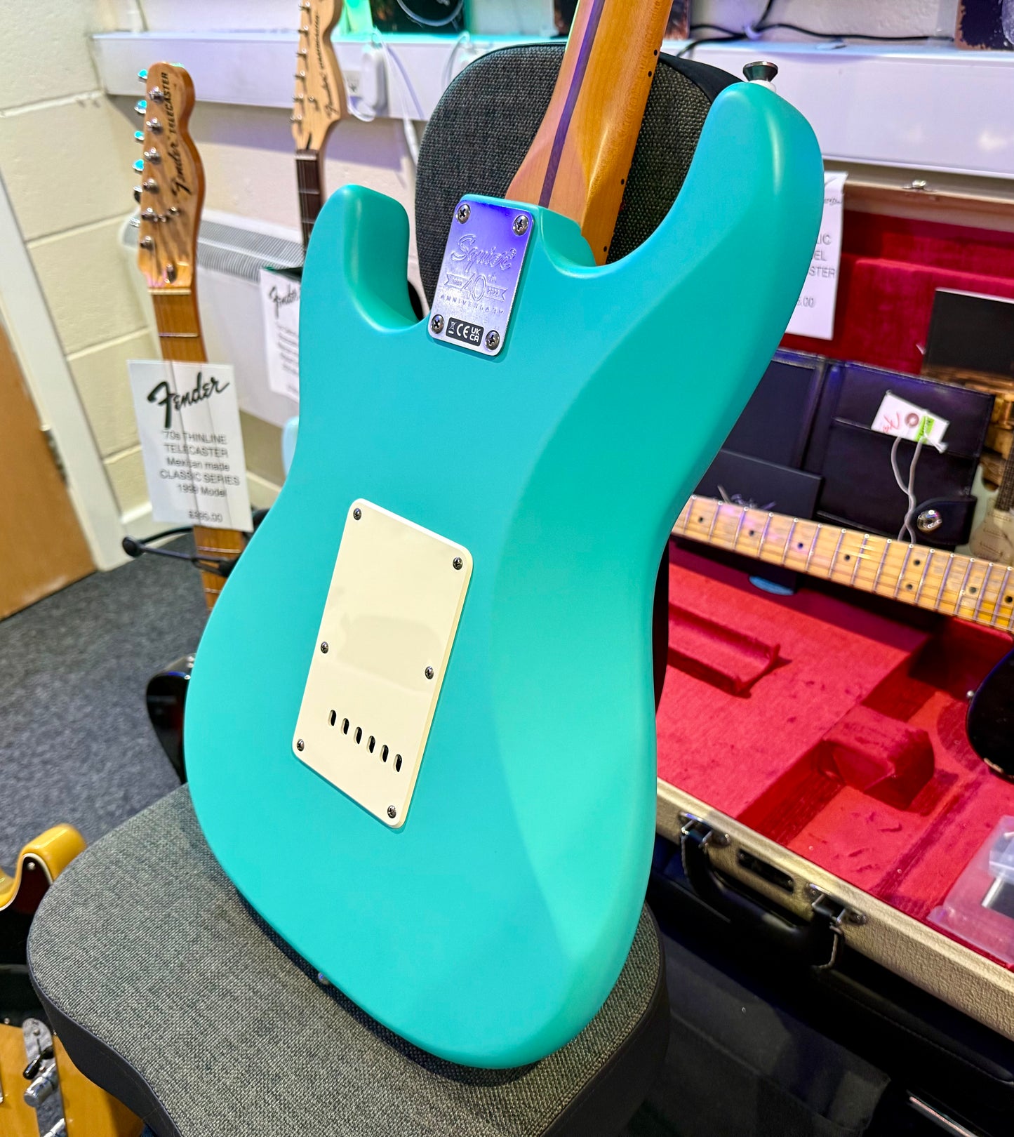 🌟 Fender Squier 40th Anniversary Stratocaster Vintage Edition Seafoam Green 🌟