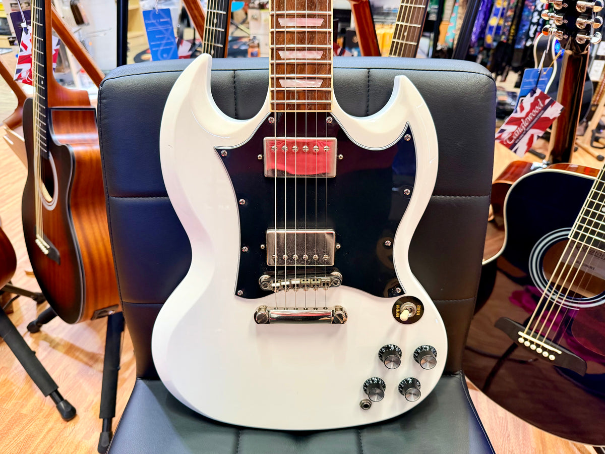 2020 Epiphone SG Standard Alpine White~ Gotoh Locking Tuners~ Gator Hard Case