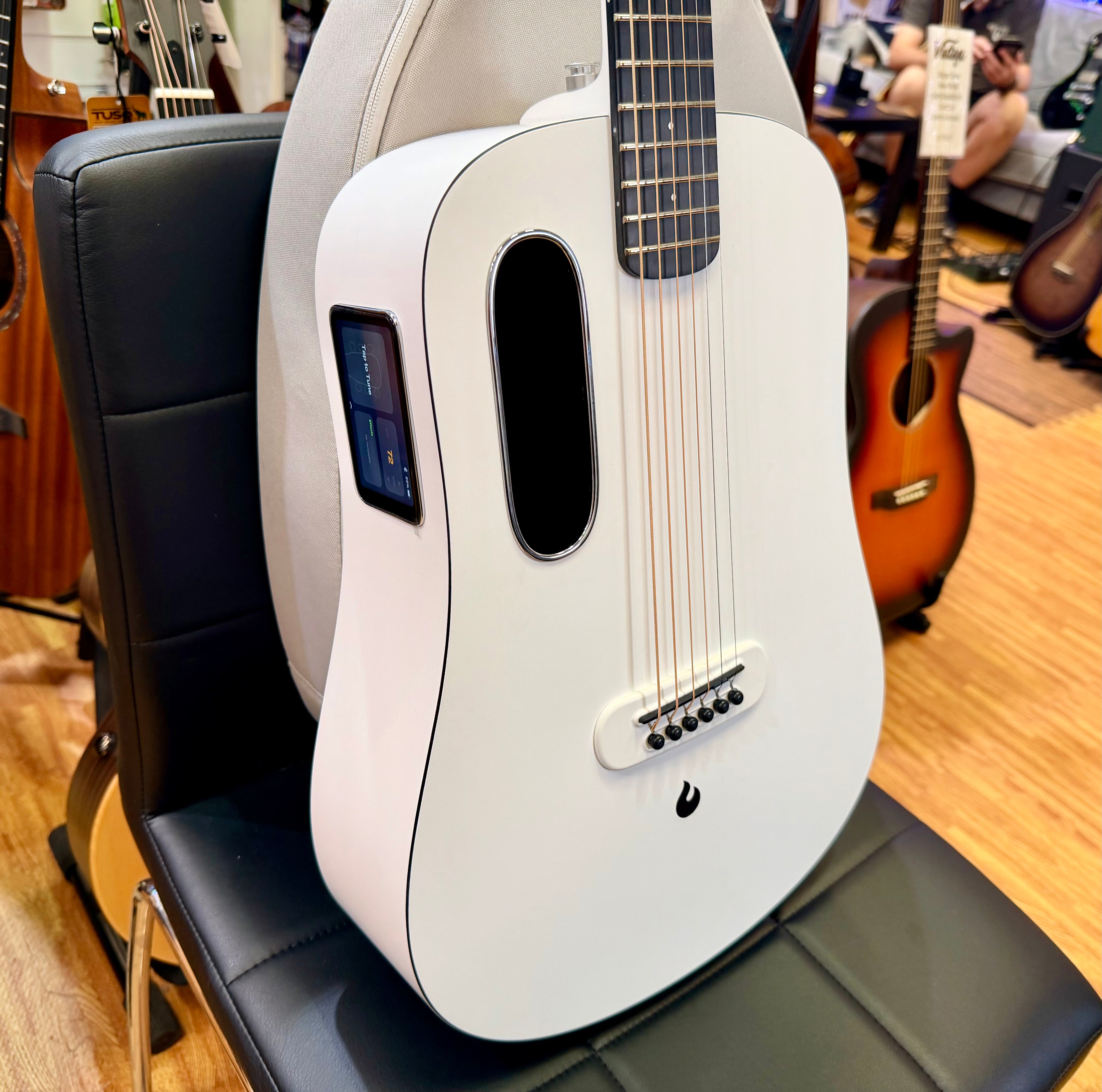 🔥EX-DEMO🔥 LAVA Music ME Play 36” Smart Electro Acoustic Guitar~ Frost White!