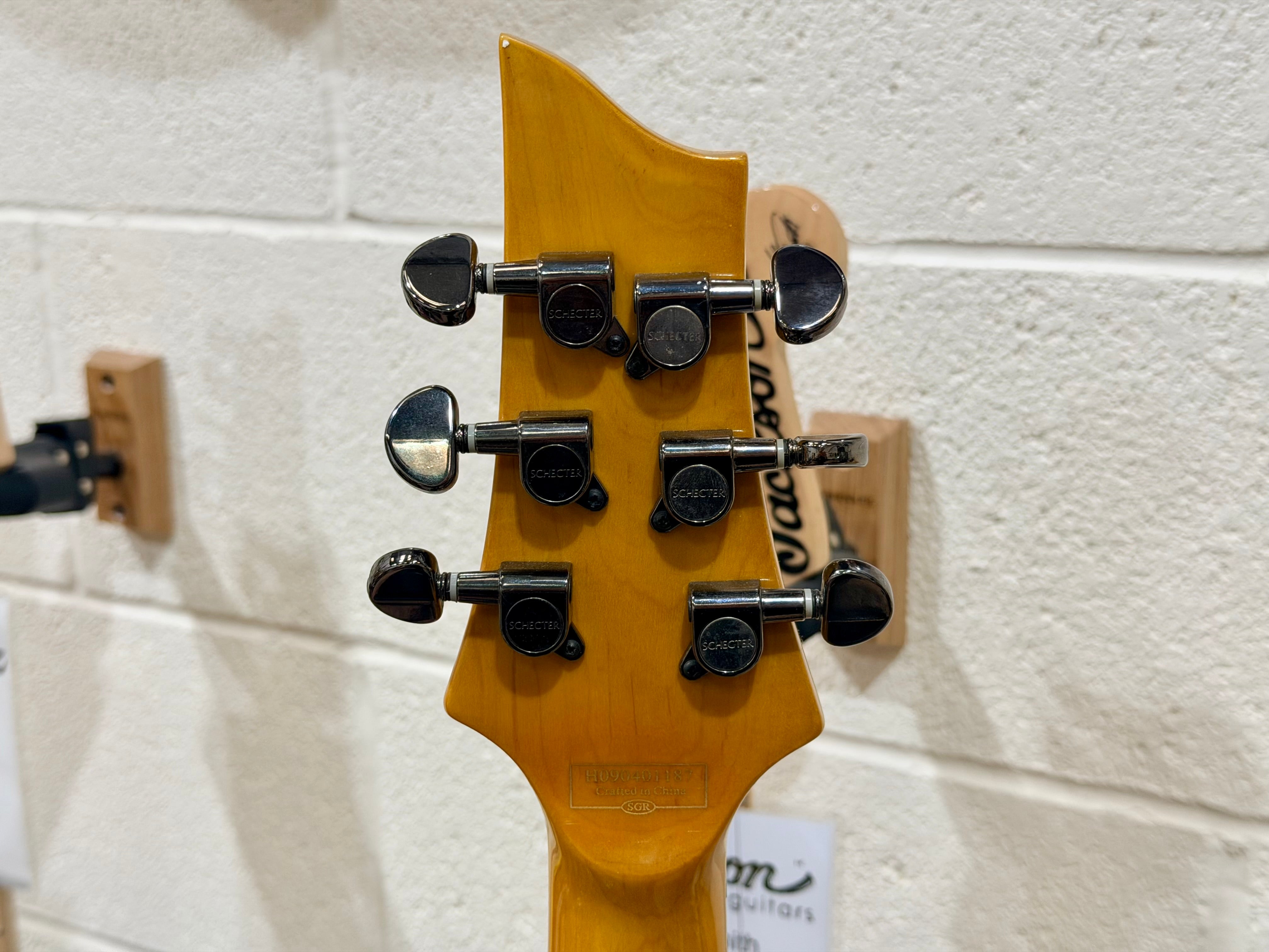 π₯2009π₯ Schecter Omen Extreme 6 FR~ Ocean Blue Burst~ Floyd Rose Model!