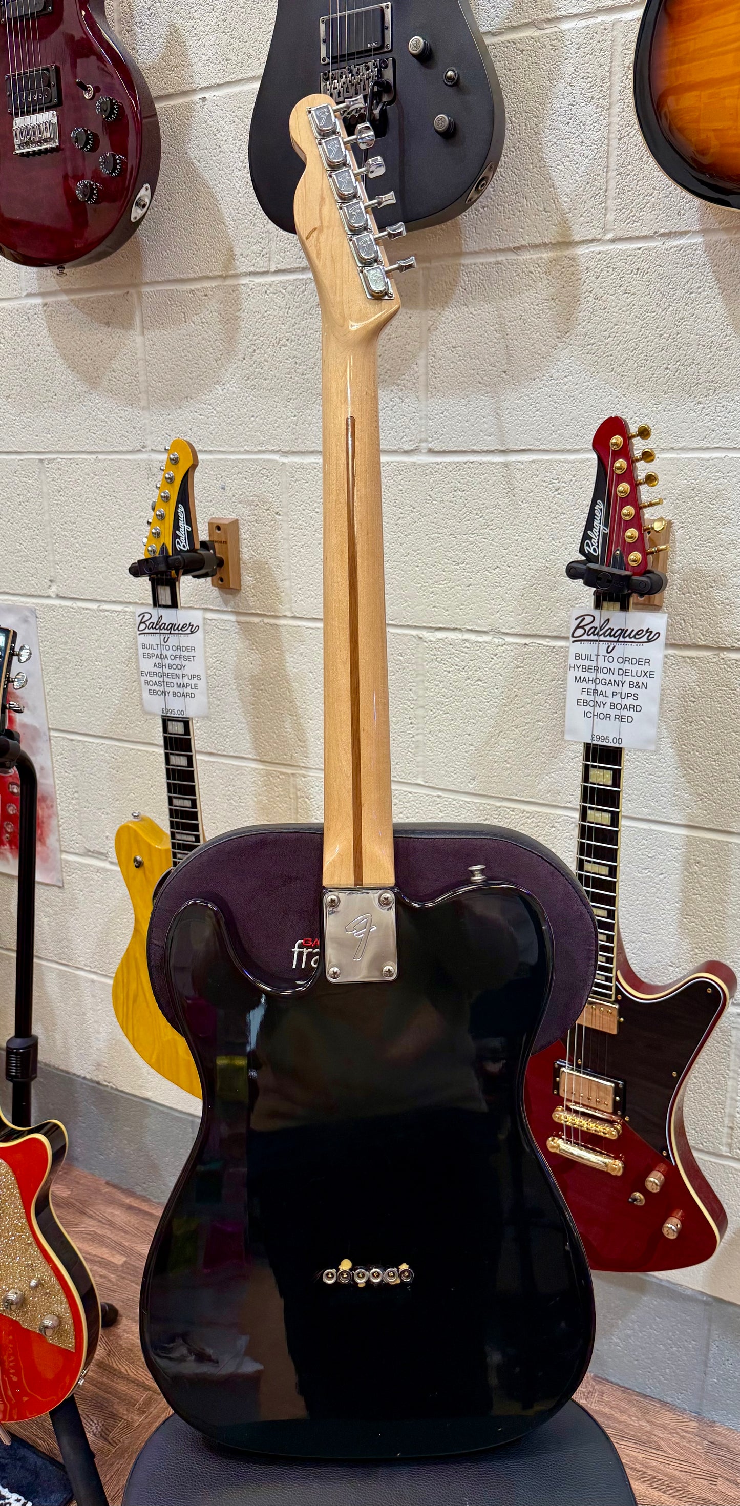 🔥 1977 USA 🔥 Fender Telecaster~ All Original Black~ Maple Board~ Hard Case!