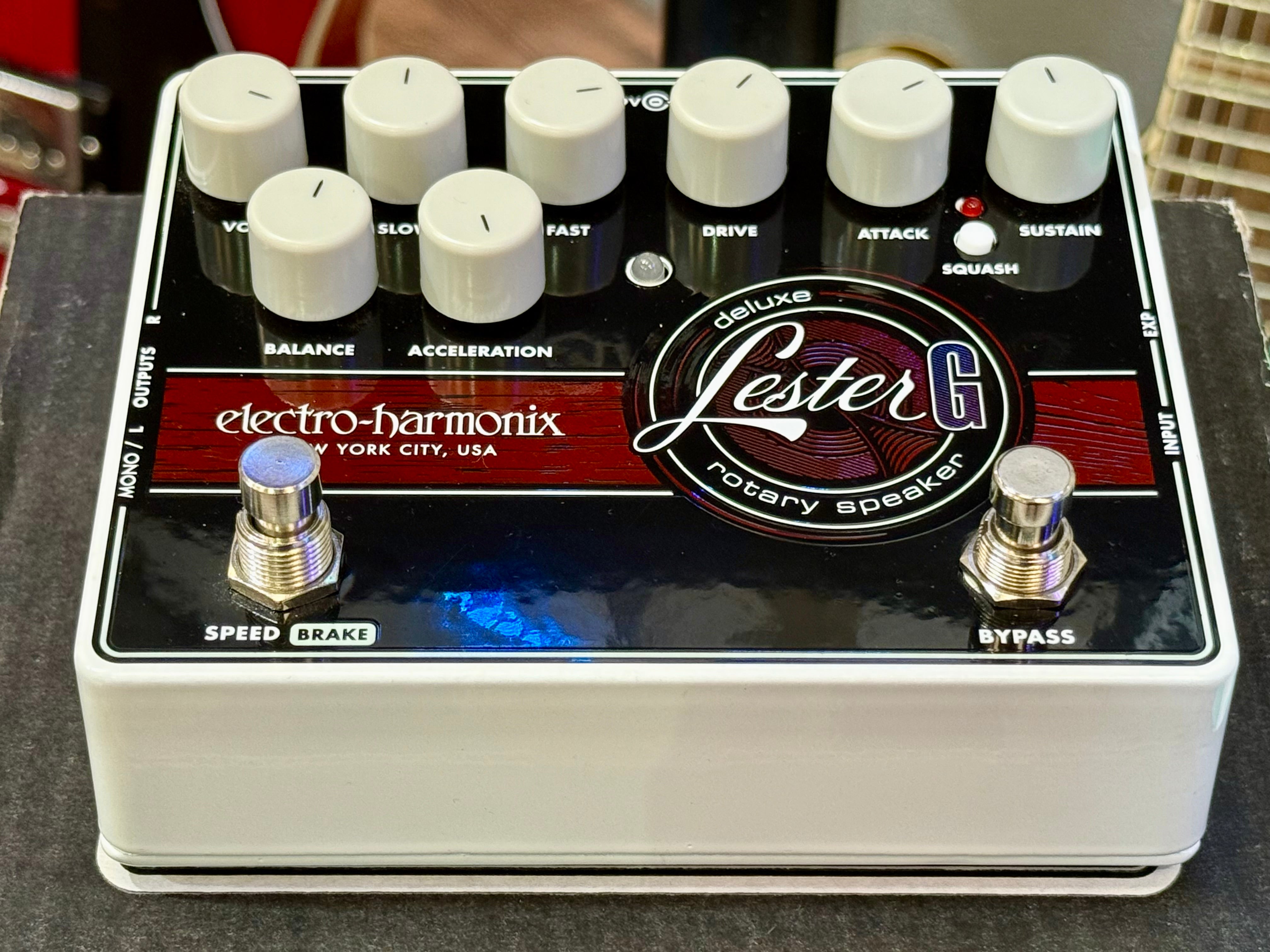 🎸BOXED & MINT🎸 Electro Harmonix Lester G Deluxe Rotary Speaker~ Leslie Pedal!