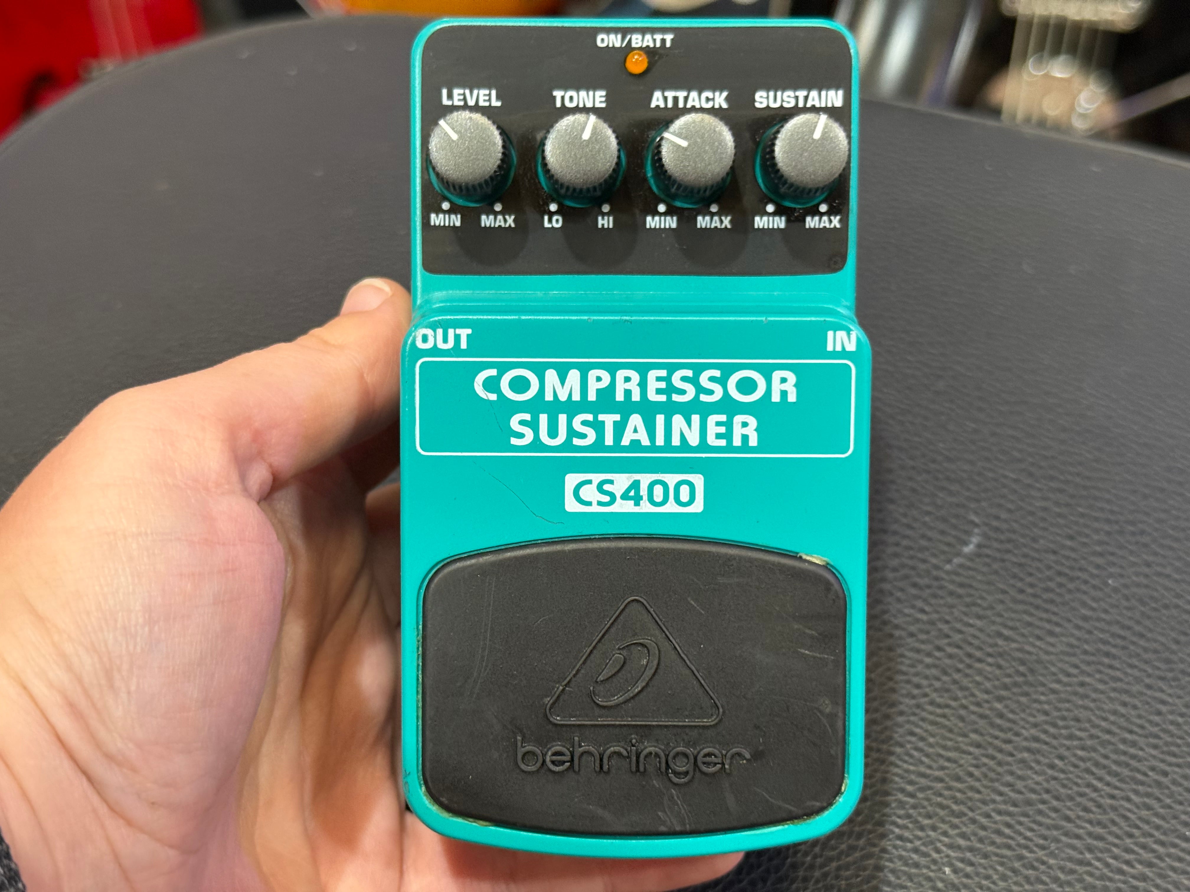 🎸 Behringer CS400 Compressor Sustainer Guitar Effects Pedal 🎸