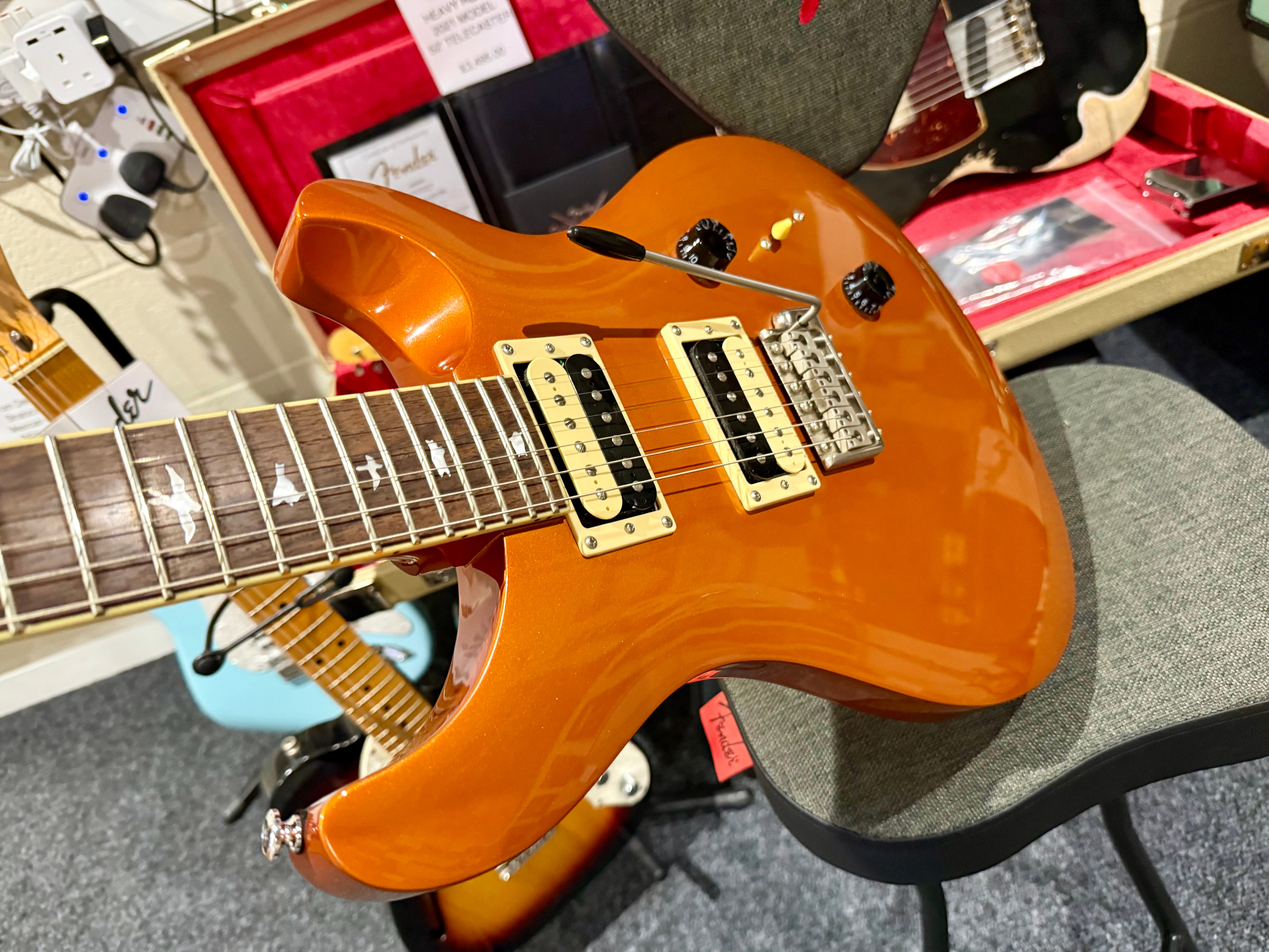 🔥RARE🔥 PRS SE Standard 24 Limited Edition~ Burnt Metallic Orange~ Coil Tap!