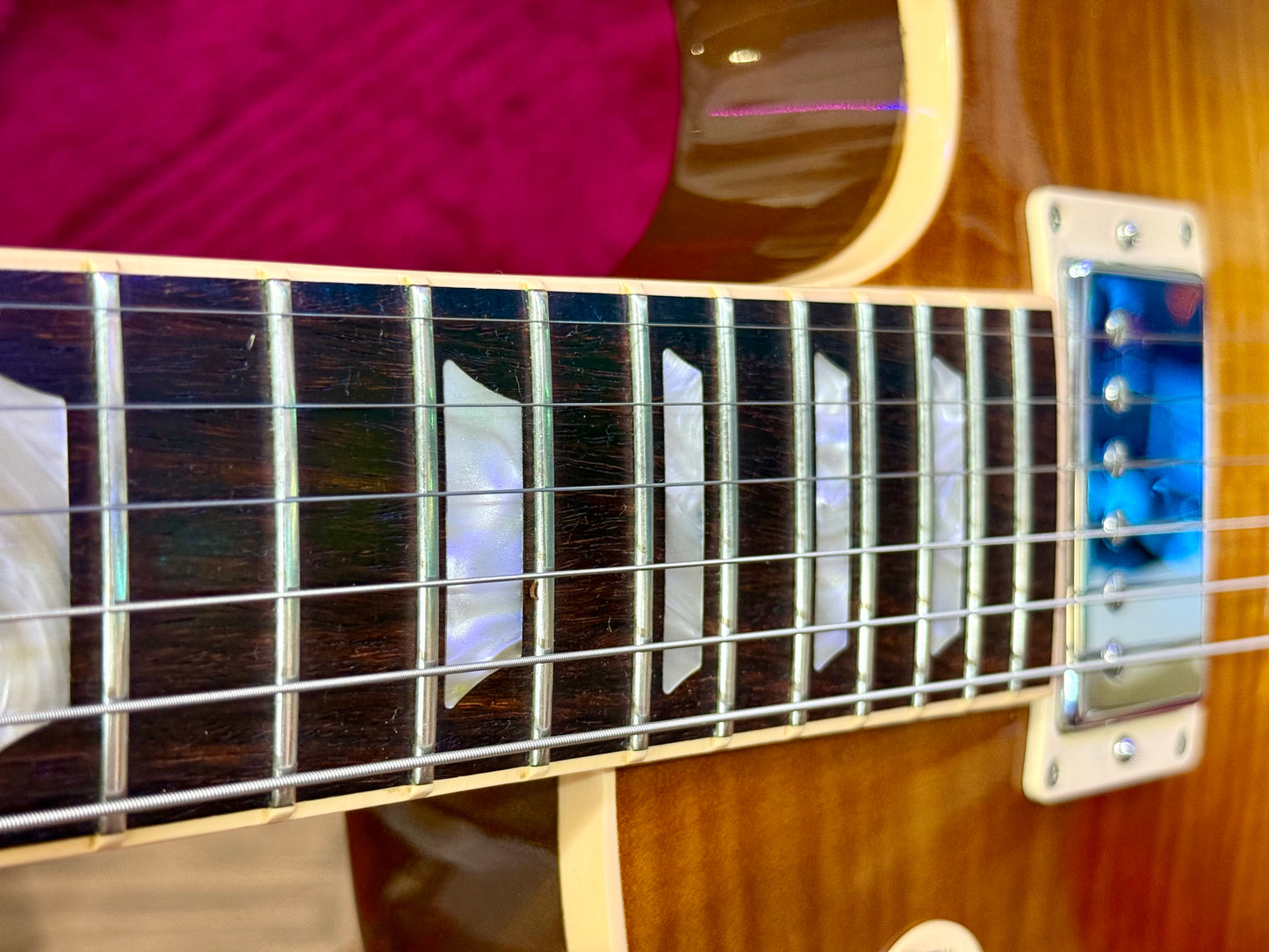🔥2016 USA🔥 Gibson Les Paul Standard Honeyburst~ AAA Flame~ Hard Case & Candy!