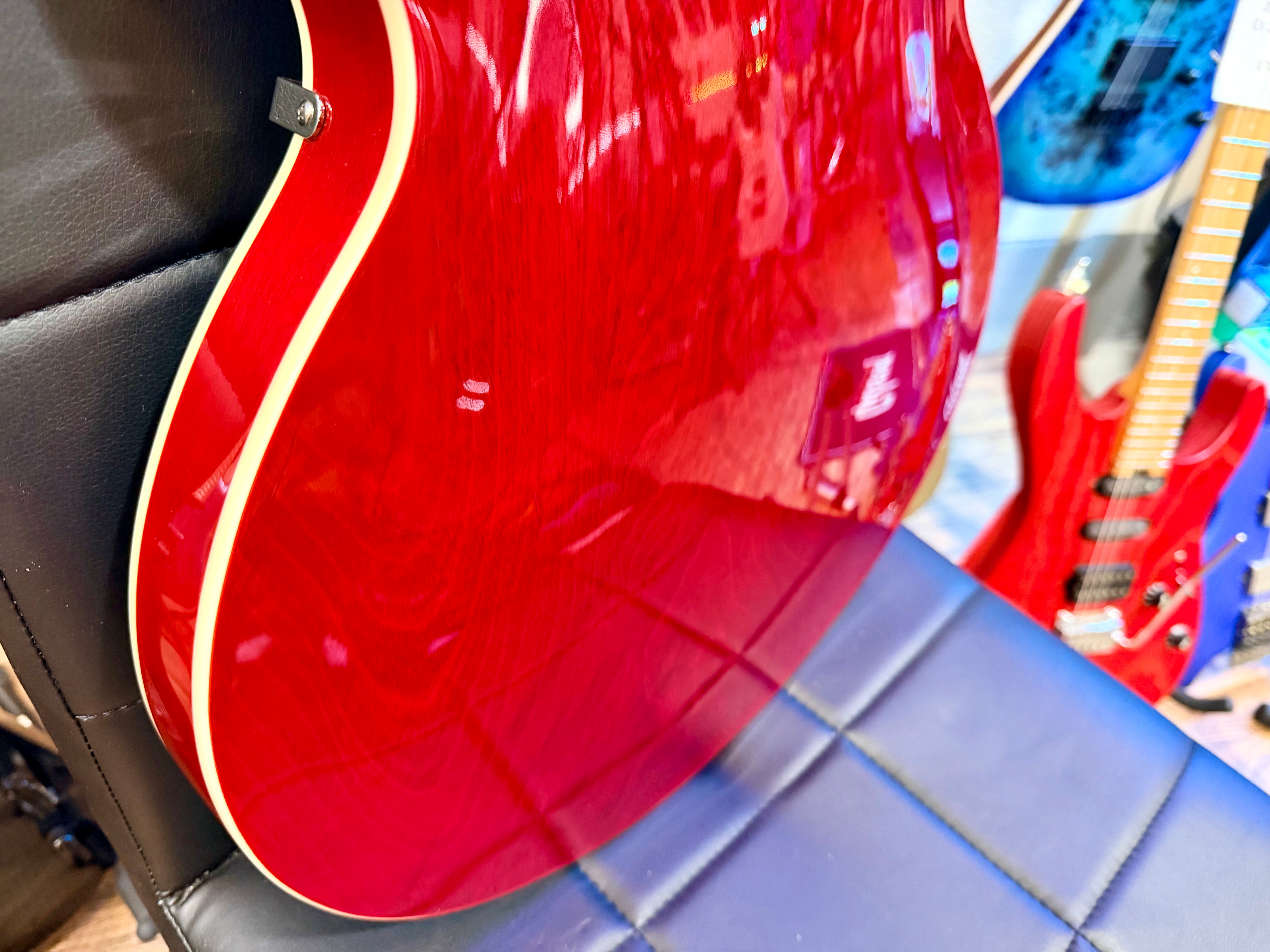🌟BRAND NEW🌟 Tokai UES78 SR Semi Hollow Body~ See-Through Red~ ‘335’ Style!