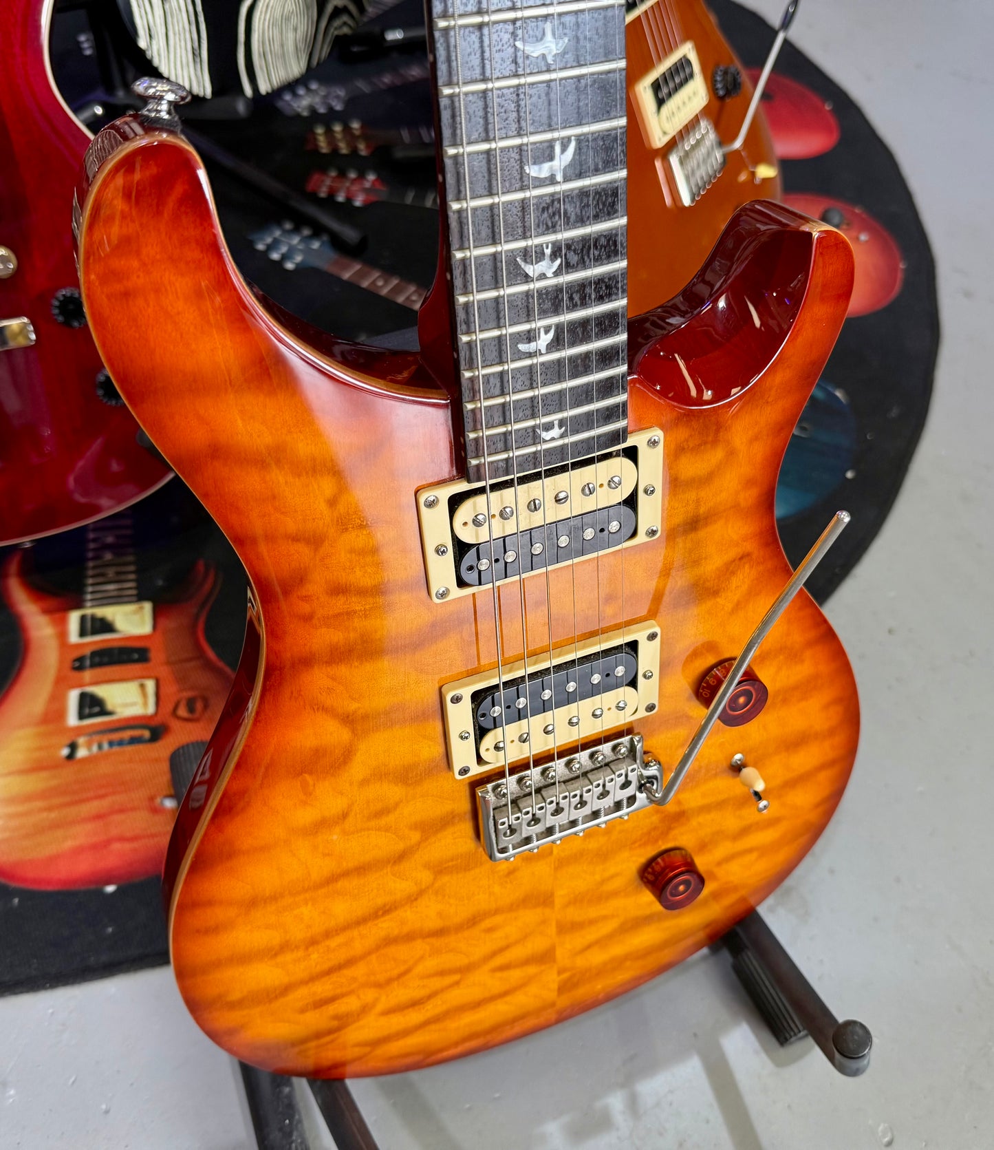 ๐ 30th Anniversary Ltd Edition ๐ PRS SE Custom 24~ Vintage Sunburst Quilt Top!